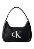BOLD SMALL SHOULDER BAG - Handbag - black/white