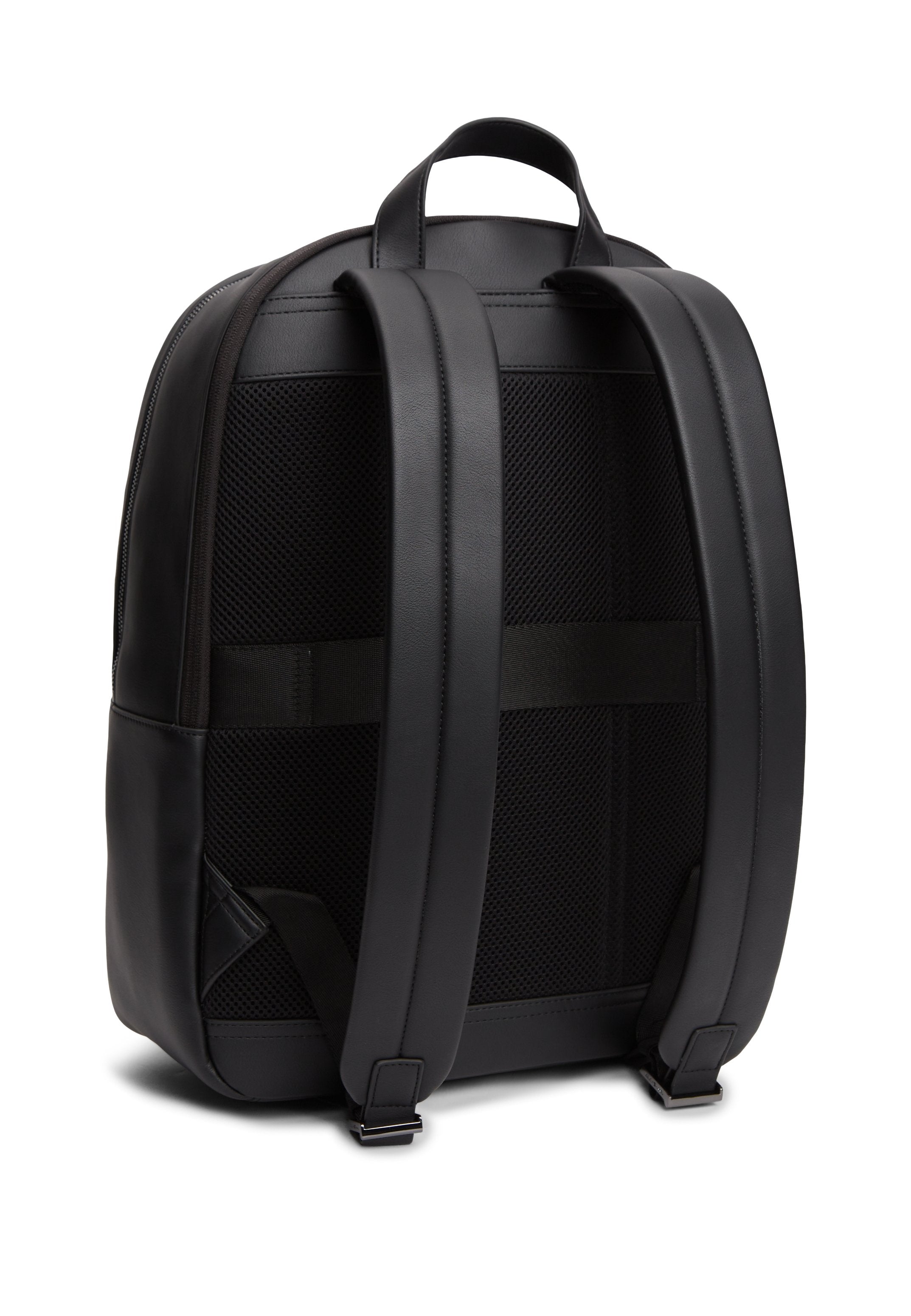 WOVEN POCKET DOME BACKPACK - Rucksack - black