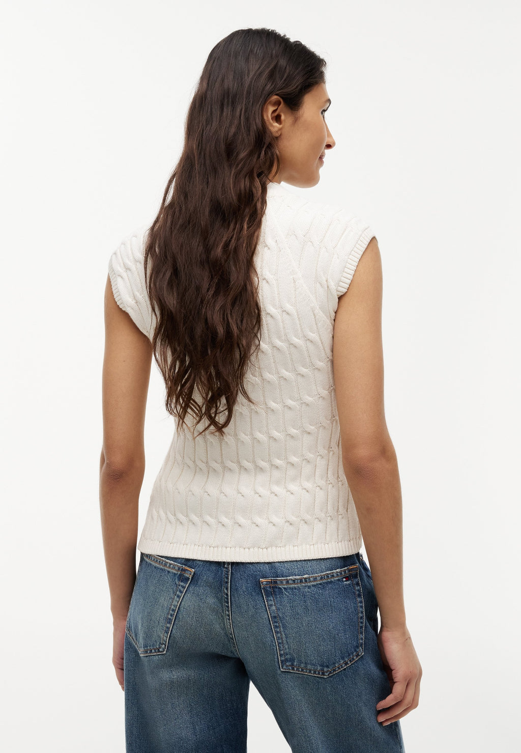 Cardigan - ivory petal