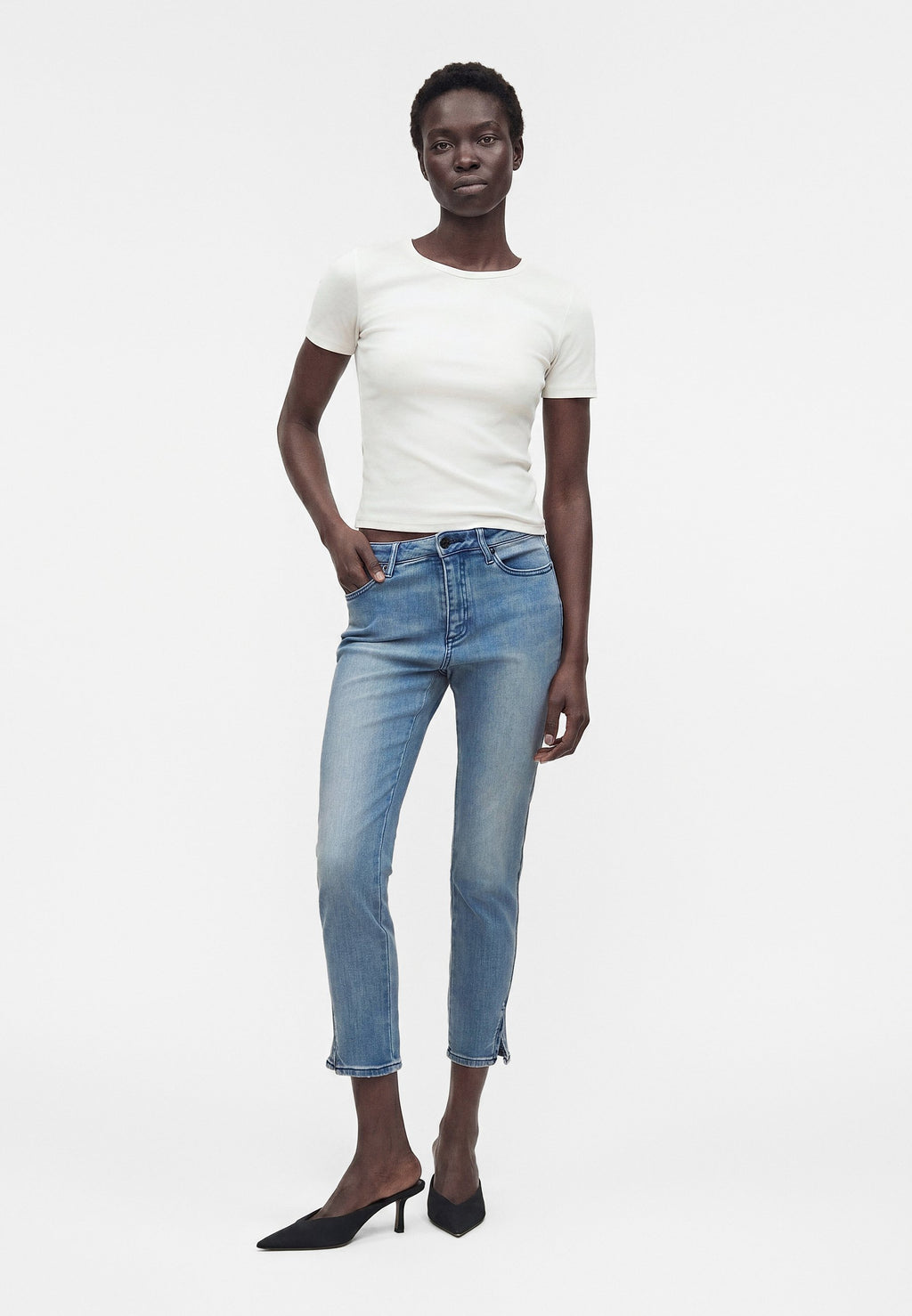 POCKETS PANT - Slim fit jeans - blue denim