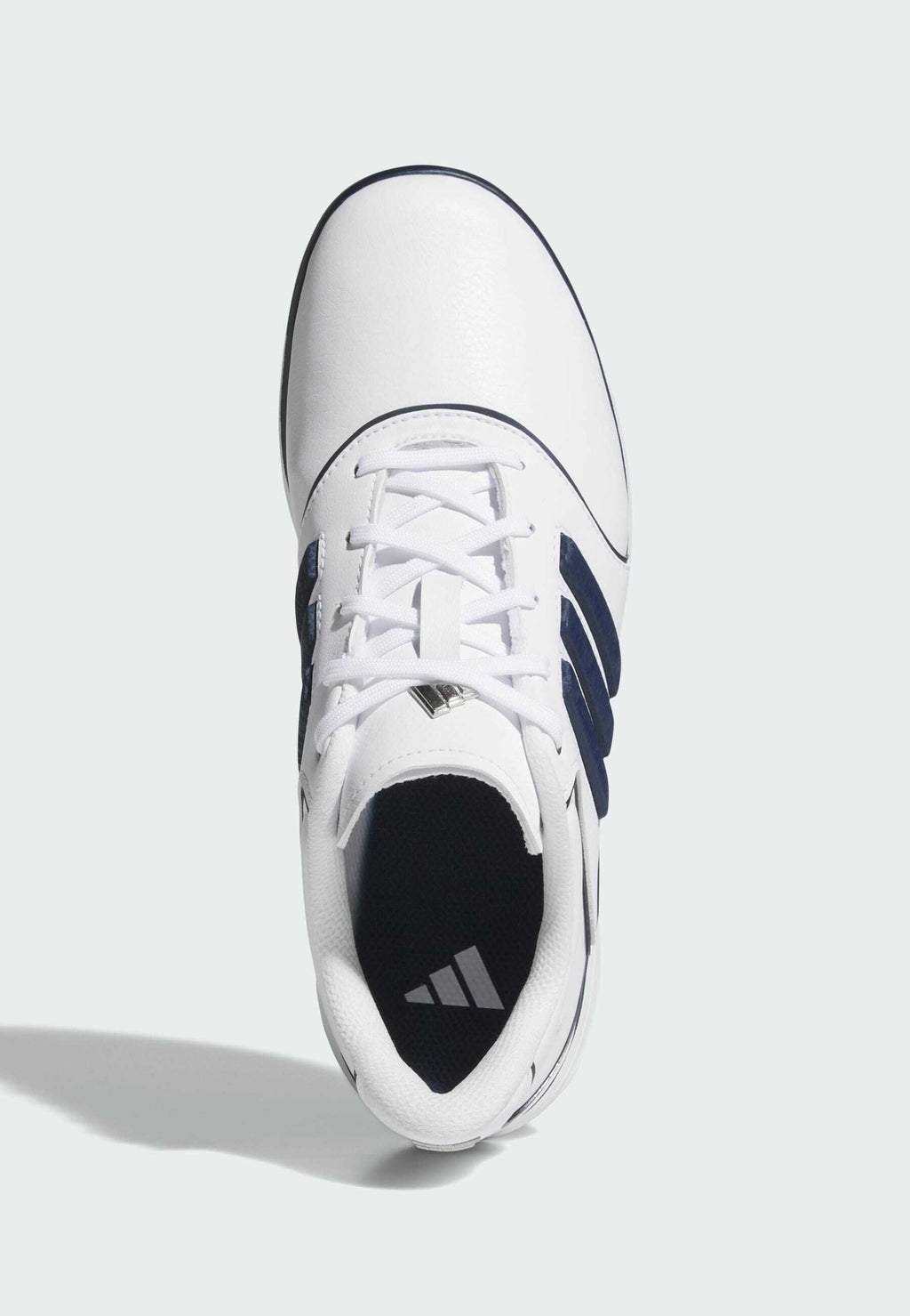 ALPHAFLEX ZOYSIA - Chaussures de golf - blanc nuage, marine universitaire, argent métallisé
