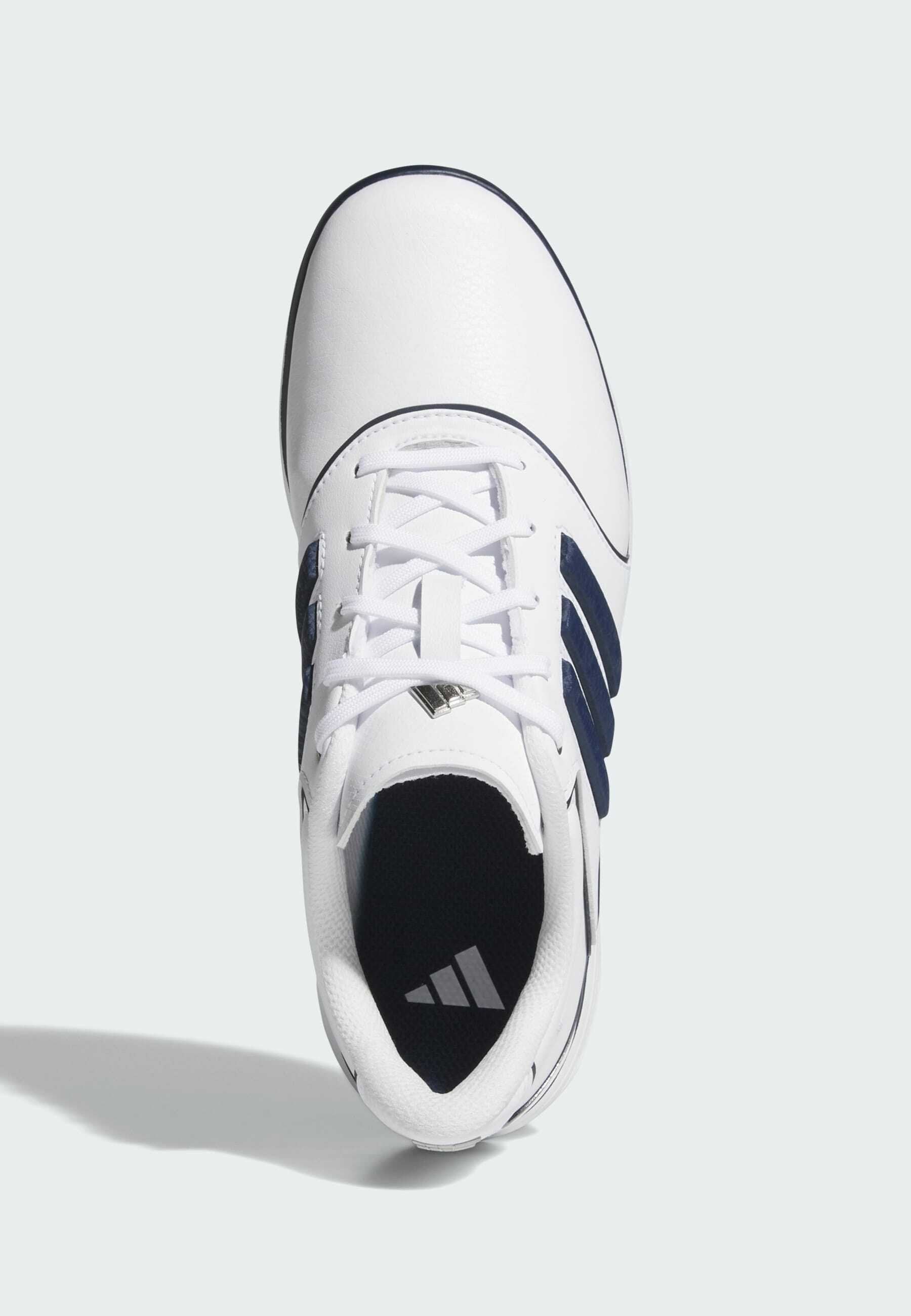 ALPHAFLEX ZOYSIA - Chaussures de golf - blanc nuage, marine universitaire, argent métallisé