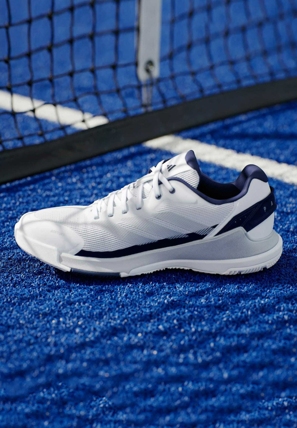 CRAZYQUICK LIGHTSTRIKE PADEL - Padel shoes - cloud white   silver metallic   dark blue