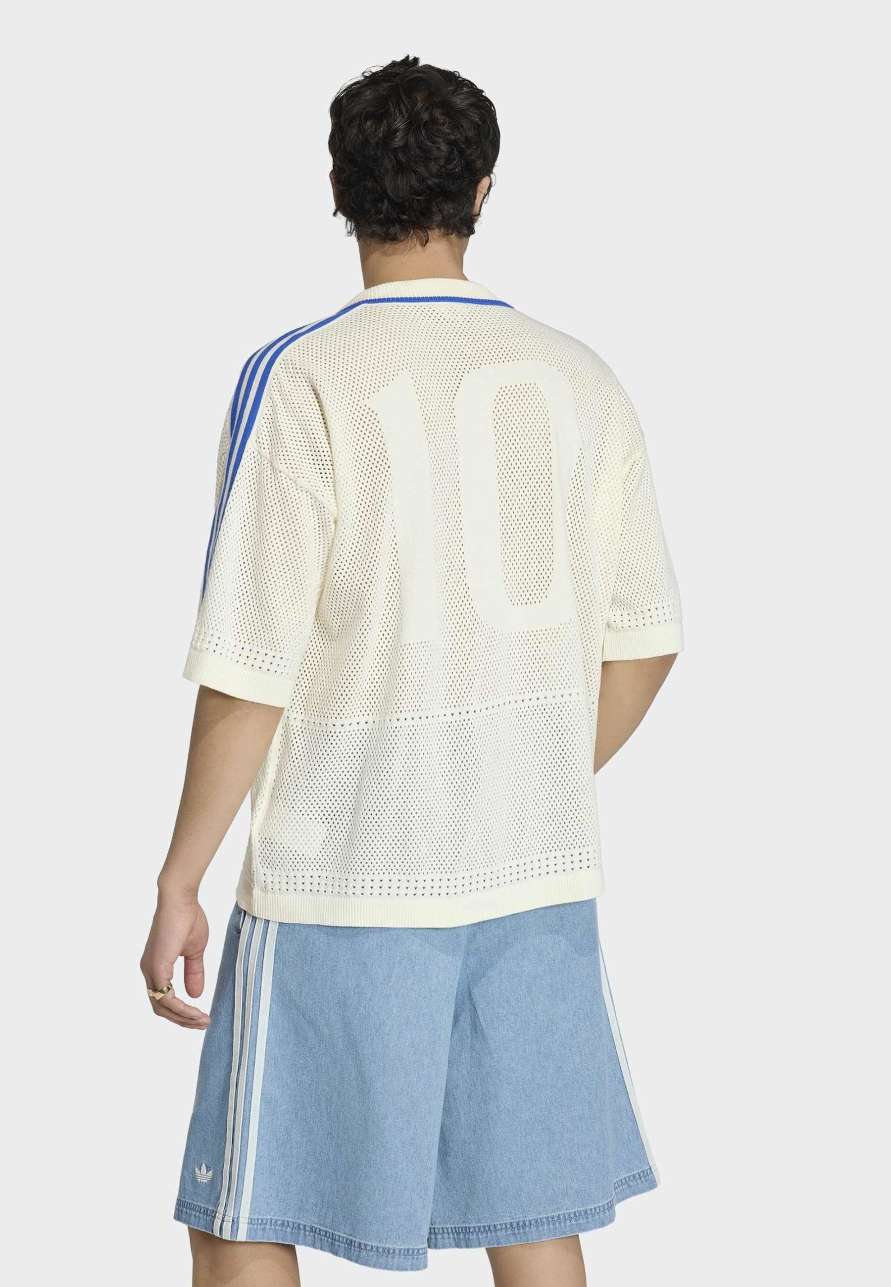 قميص KNITTED RESORT - أبيض مائل