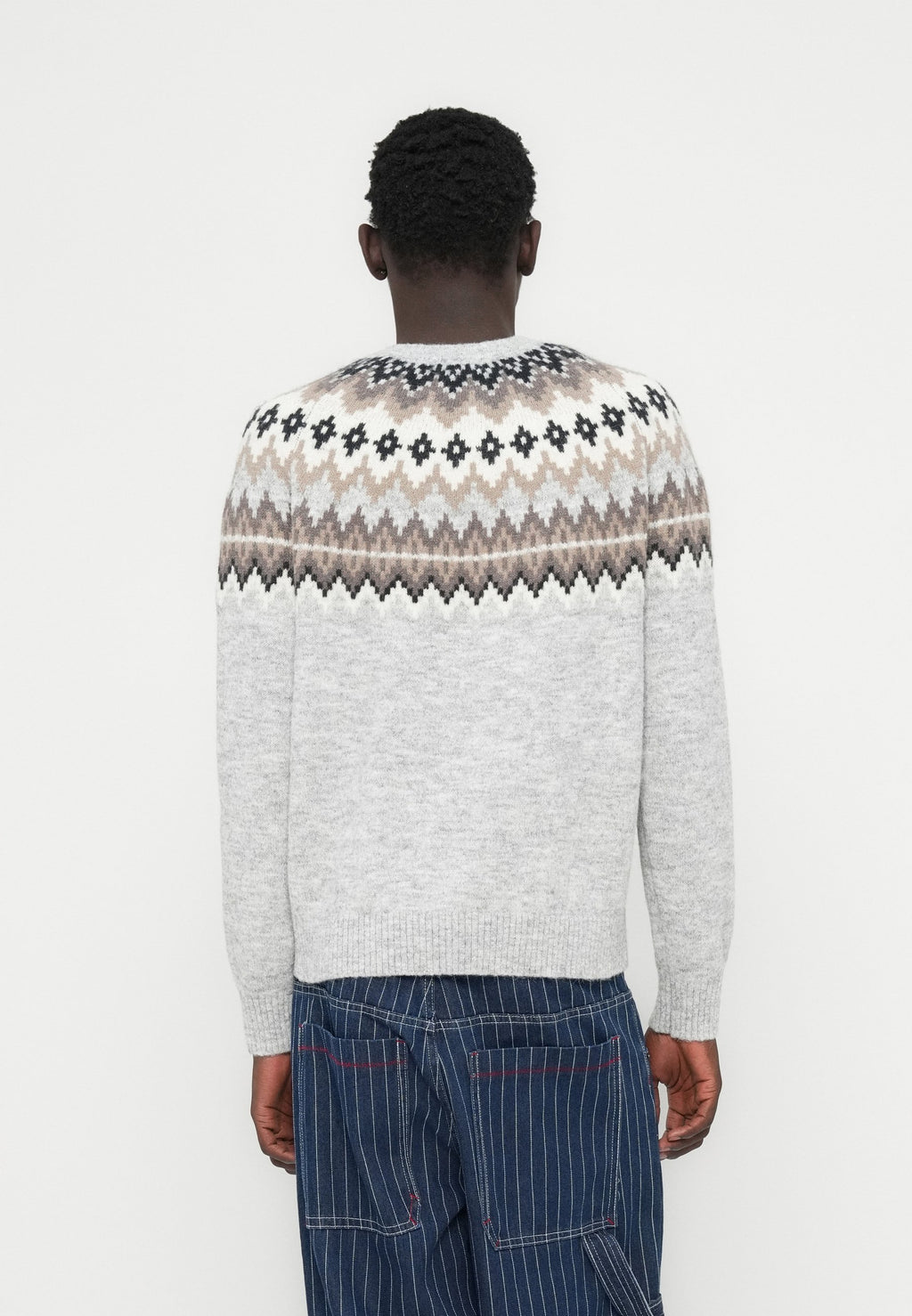 YOKE CREW NECK - Jumper - graystone