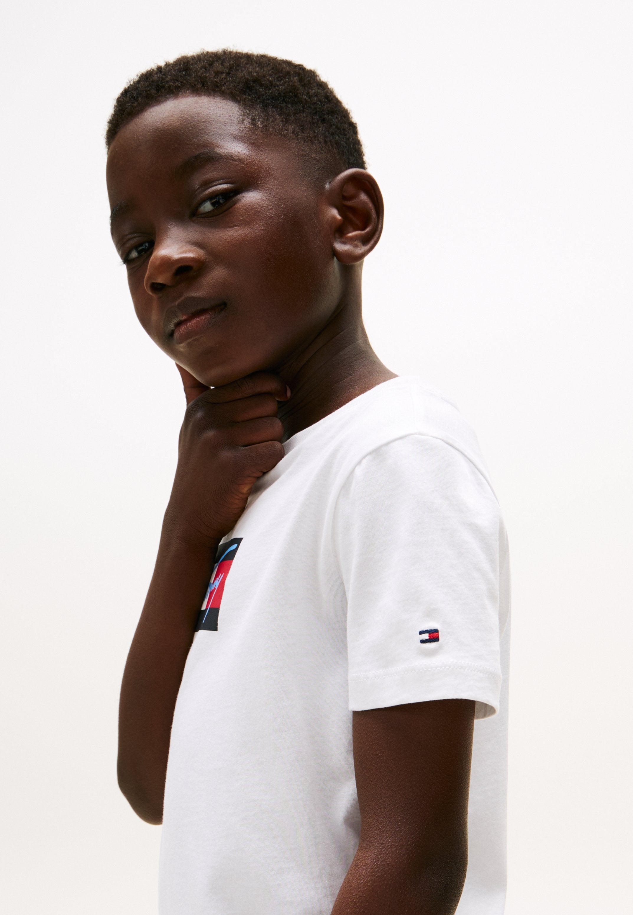 BAYRAK UNISEX YAZILI T-Shirt - Beyaz
