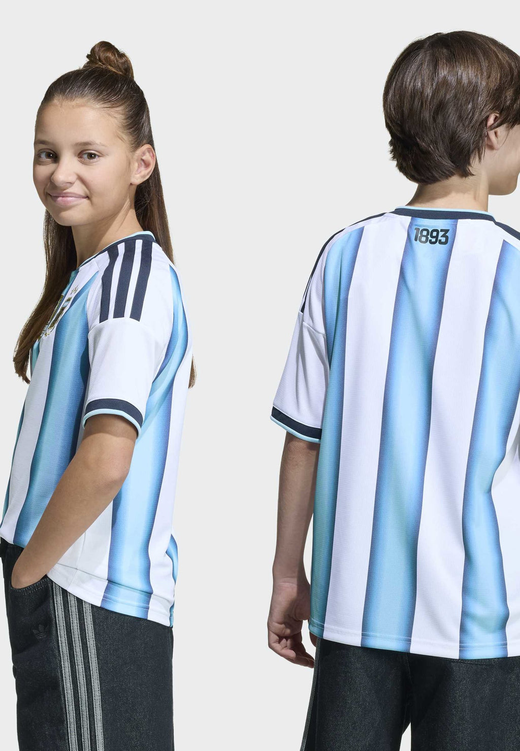 ARGENTINA 26 HOME - National team wear - white icey blue light blue
