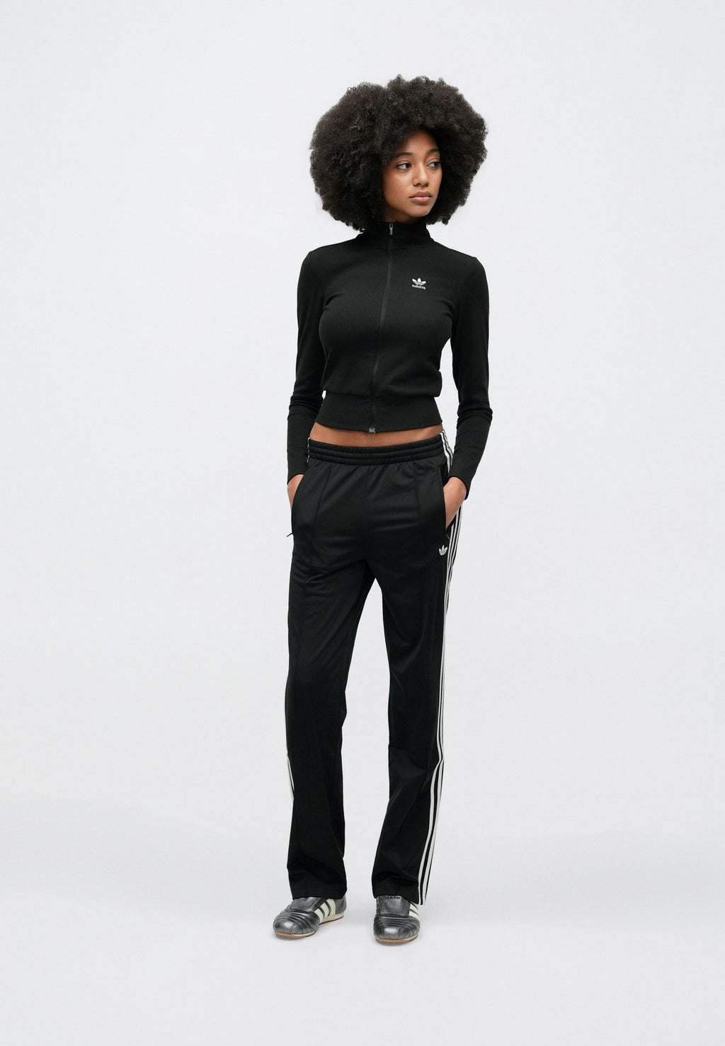 FIREBIRD CLASSIC - Tracksuit bottoms - black/white