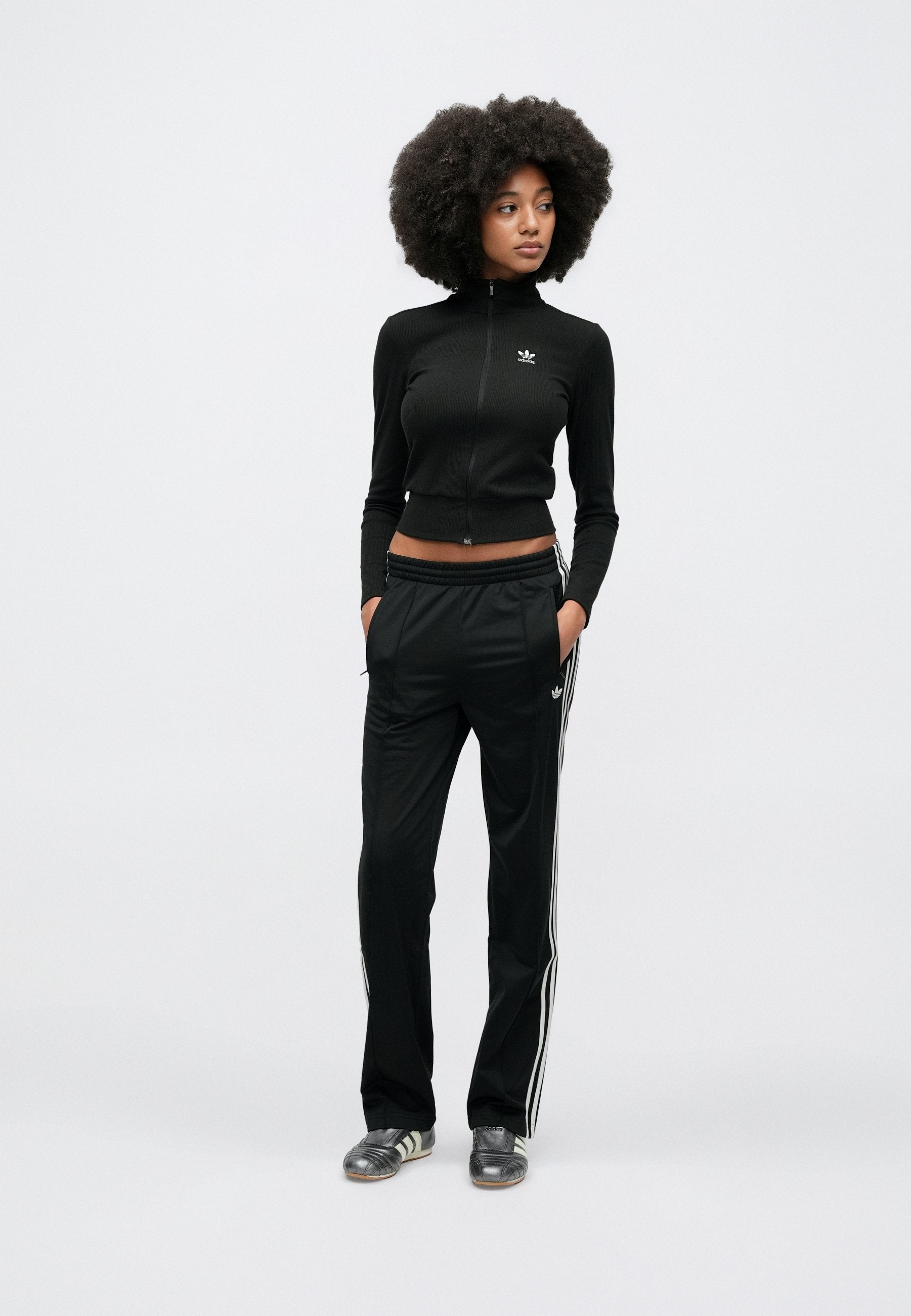 FIREBIRD CLASSIC - Tracksuit bottoms - black/white