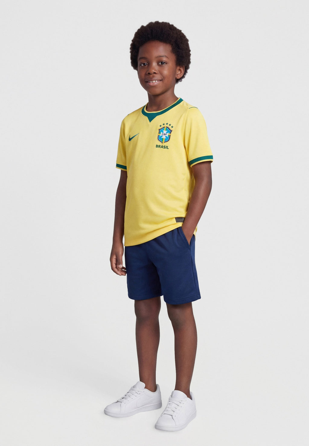 BRASIL CBF STADIUM HOME JERSEY UNISEX - Sports T-shirt - canary/light menta/geode teal