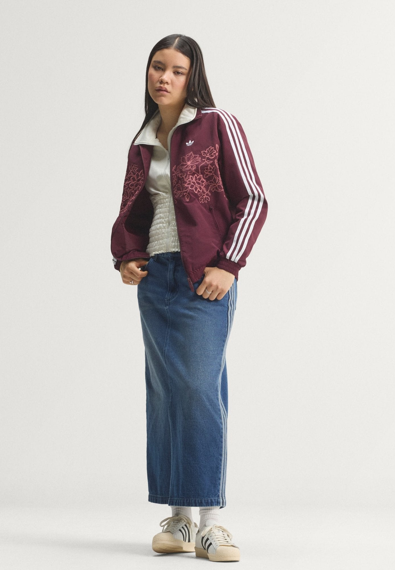FB TT LOOSE - Training jacket - maroon