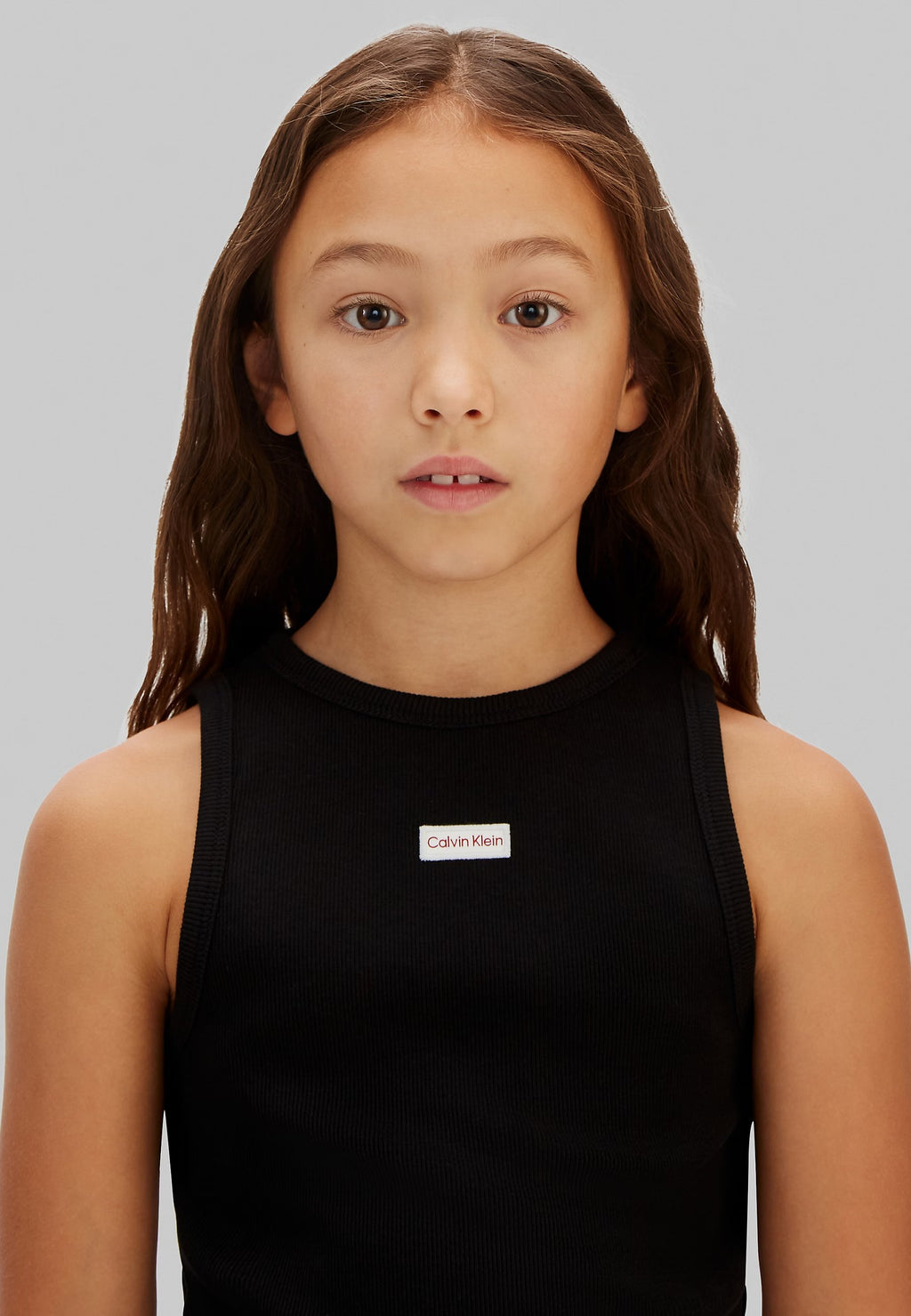 SLEEVELESS - Jersey dress - ck black