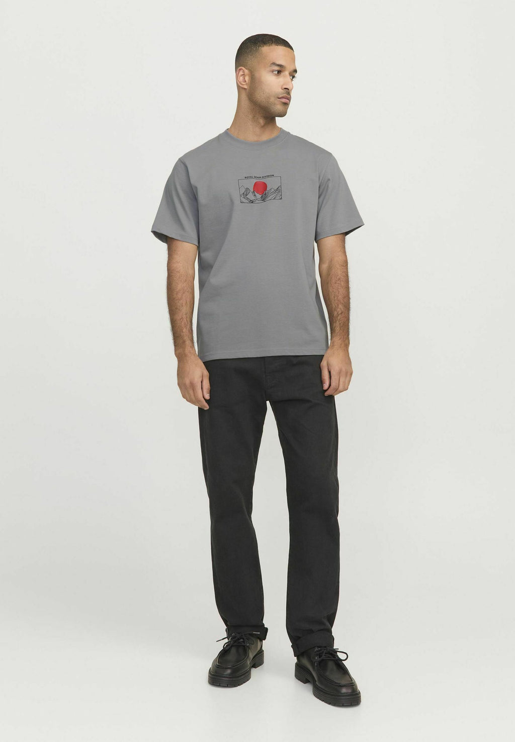 RDD Printed - Print T-shirt - frost gray