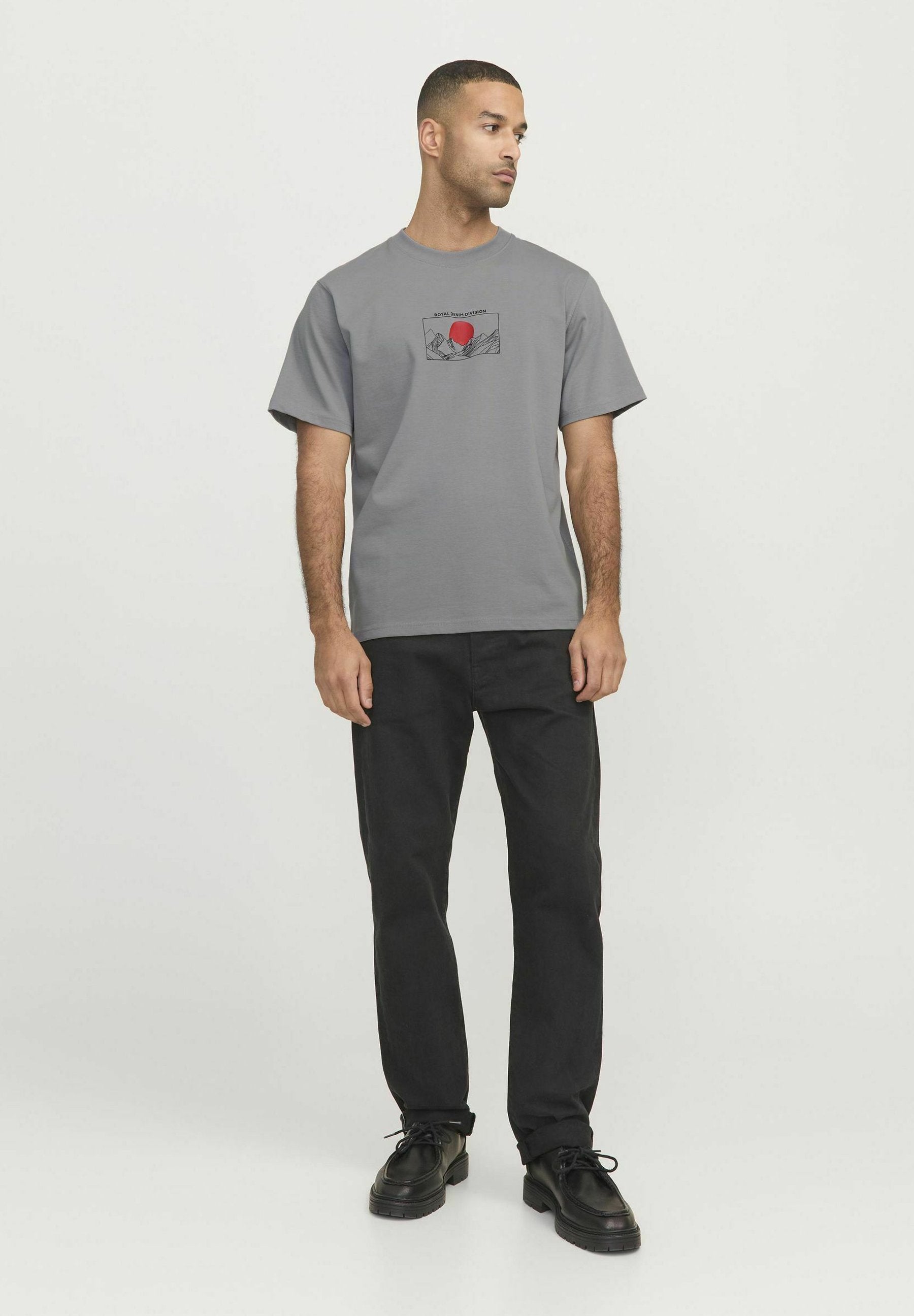 RDD Printed - Print T-shirt - frost gray