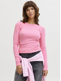JXFREYA STR LS RIB TEE - Long sleeved top - morning glory
