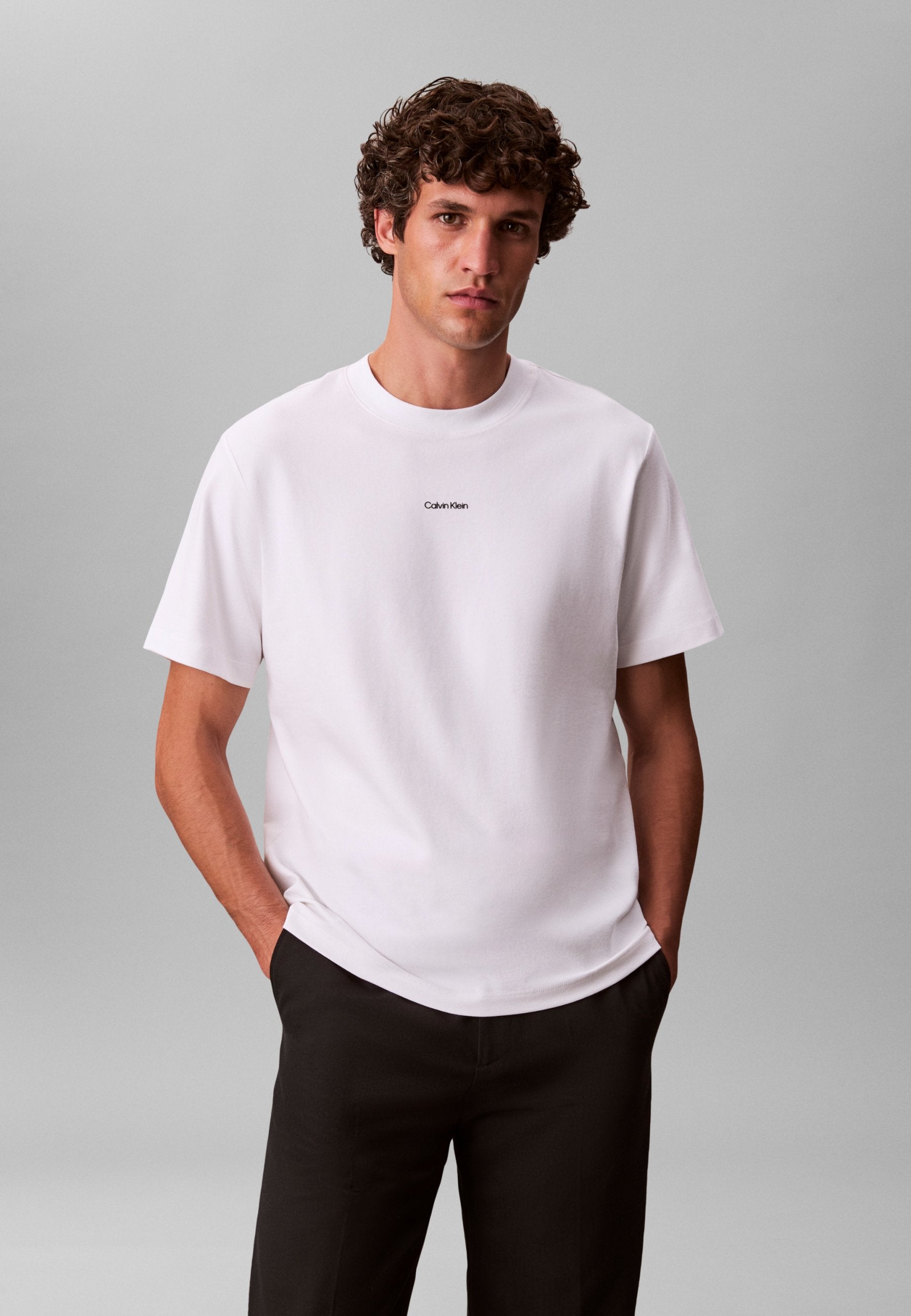 STRETCH NANO TEE - Temel Tişört - parlak beyaz