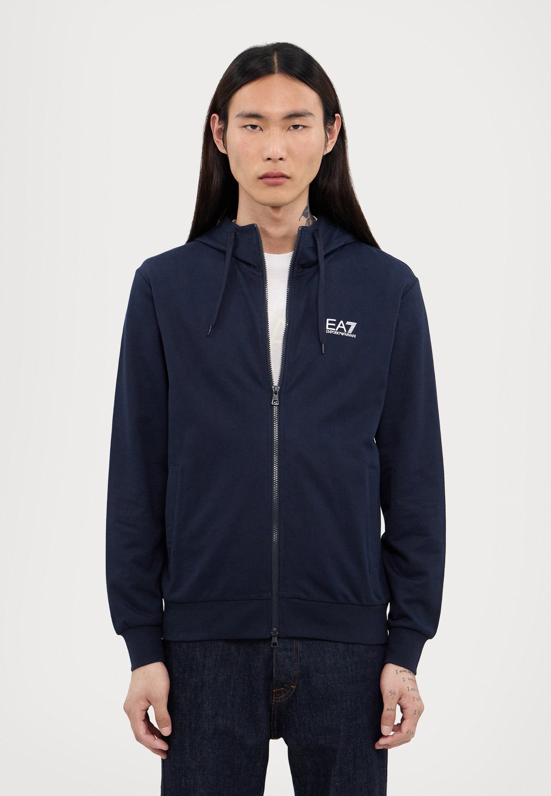 TRAIN CORE UNISEX - Zip-up sweatshirt - armani blue