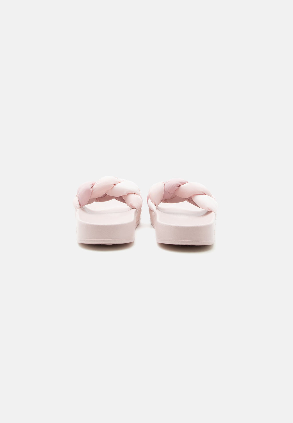 BRAIDED SLIDES - Mules - sugar pink gradient