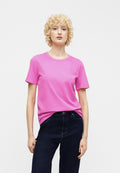 CREW - Basic T-shirt - neon pink glow