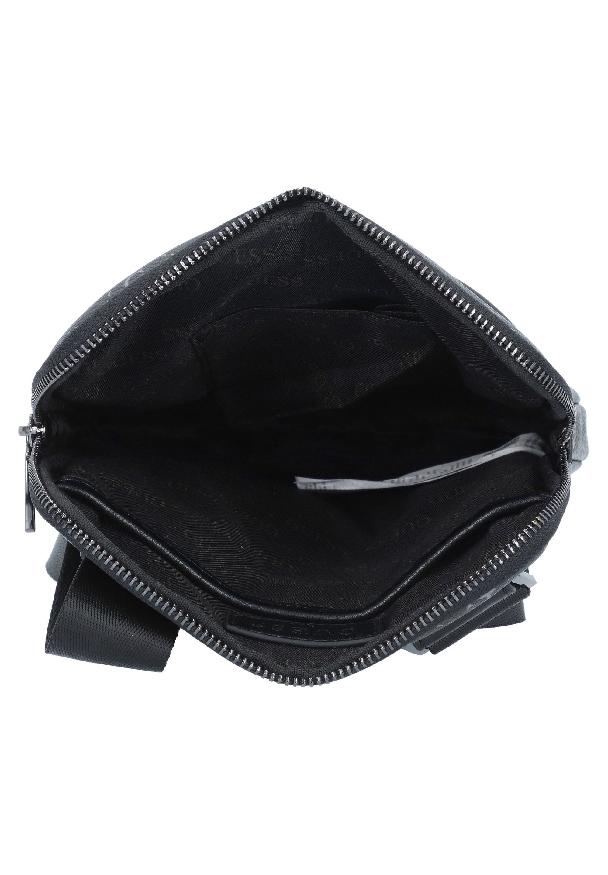 MILANO FLAT - Cross body bag - dark black