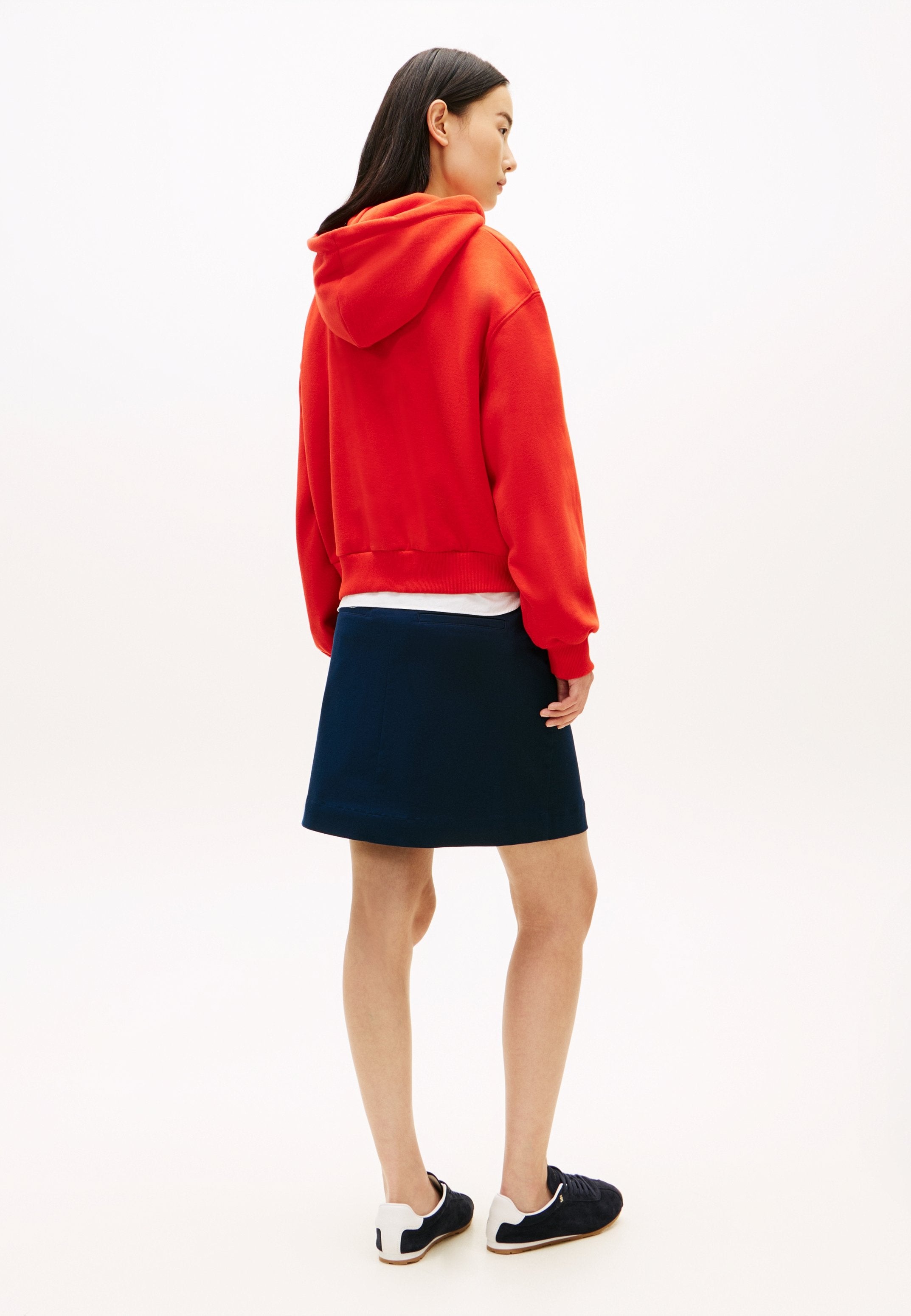 FLEX FLEECE LOGO EMBROIDERY RELAXED HOODY - Hoodie - fireworks