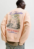 Sweatshirt - peach melba