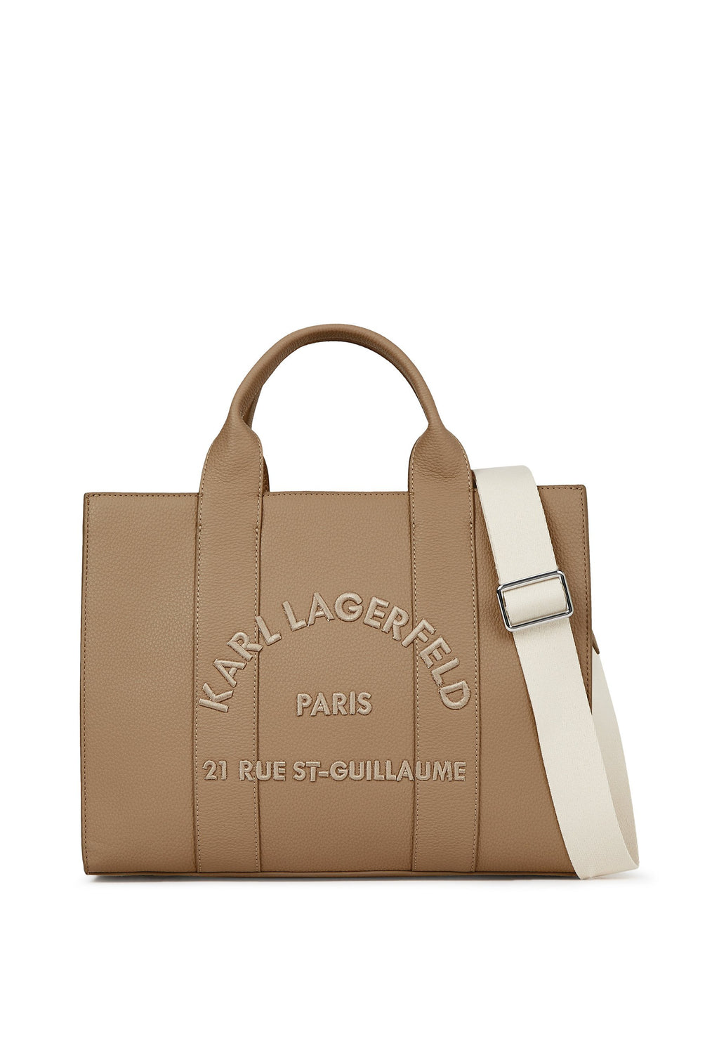 SAC CABAS CARRÉ - Sac à main - nougat