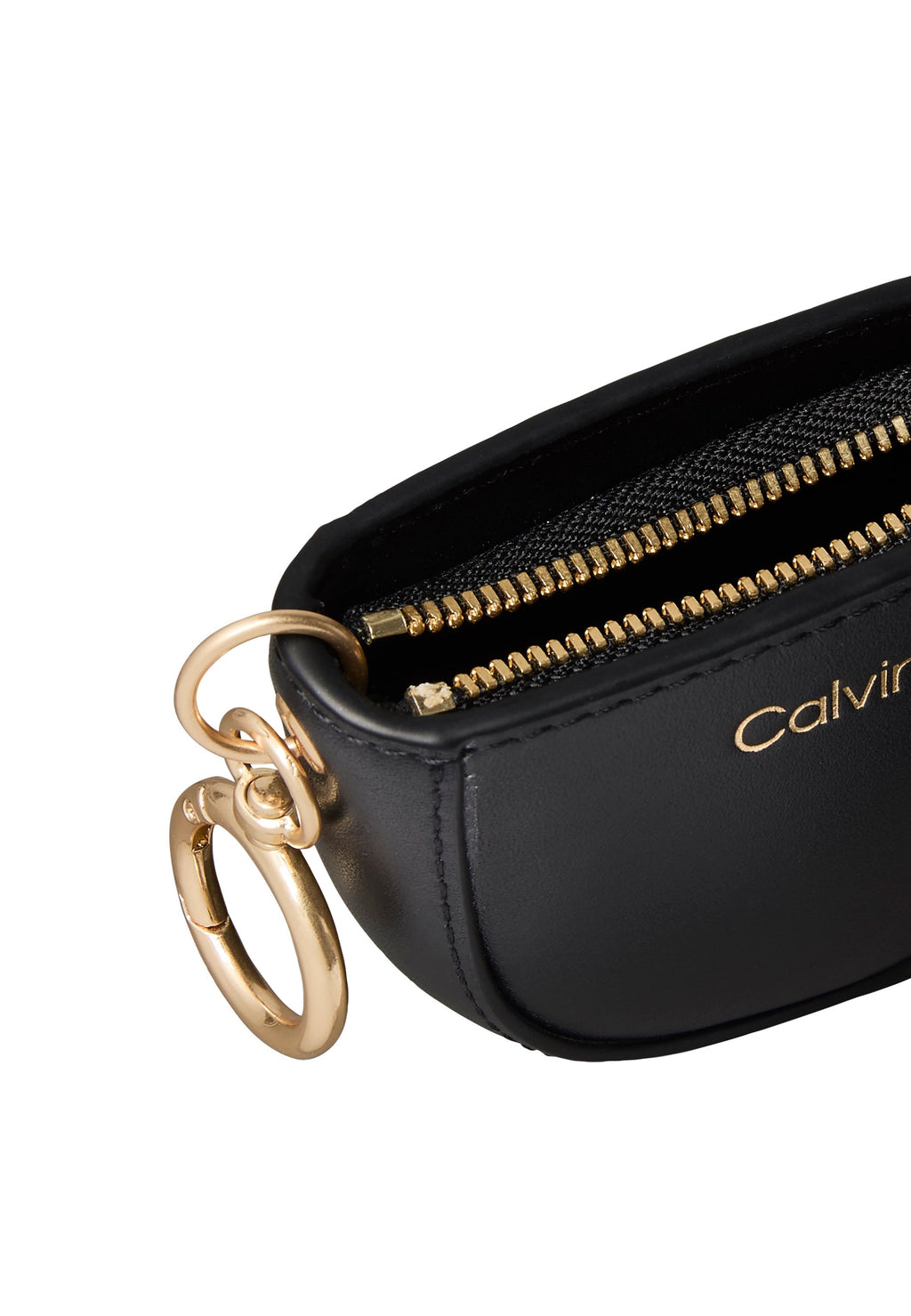 EMBOSSED MINI POUCH CHARM - Key holder - black