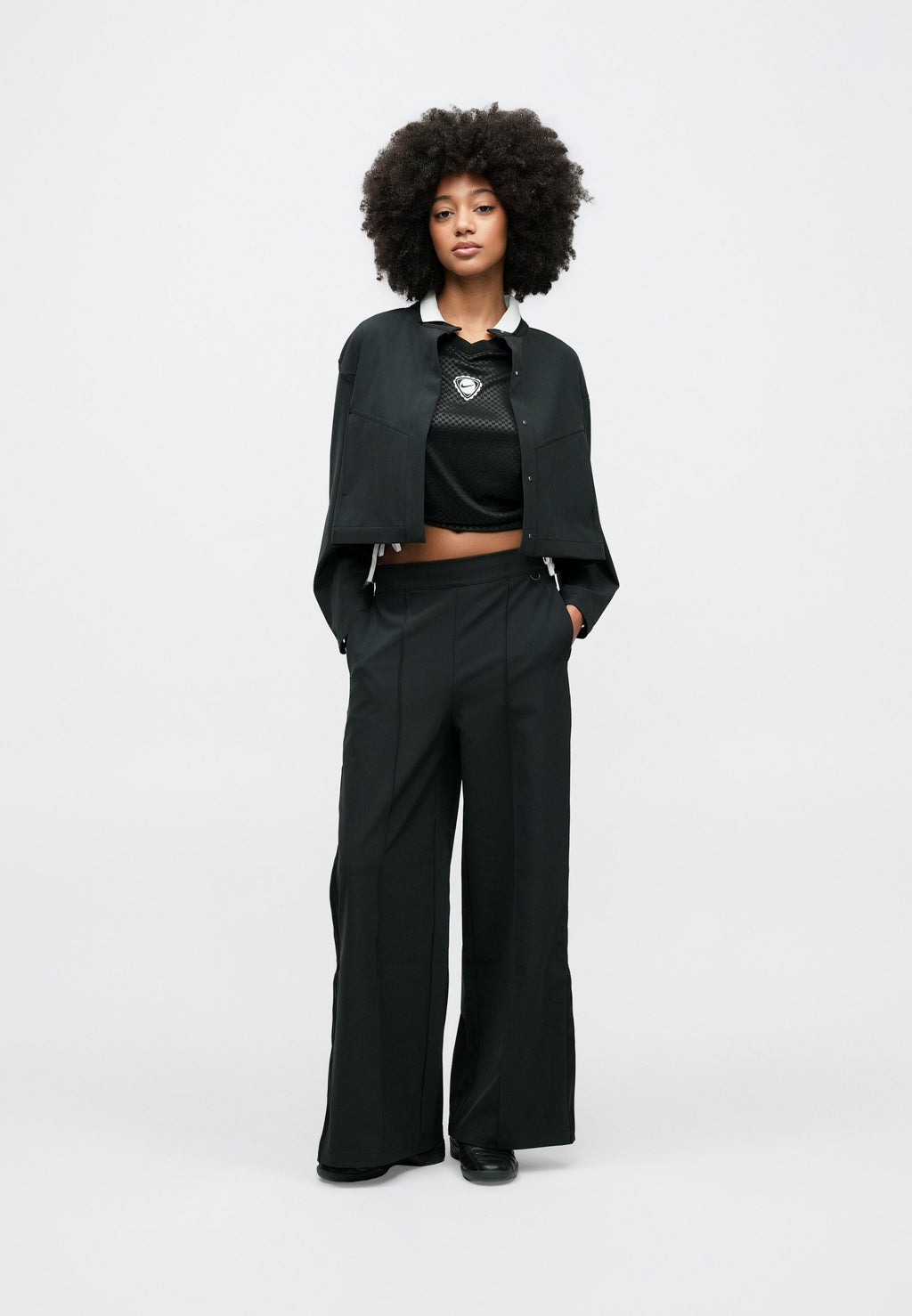 TEARAWAY - Trousers - black/smoke grey