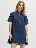 JXAMARA SILLE SS SHORT DRESS DNM SN - Denim dress - medium blue denim