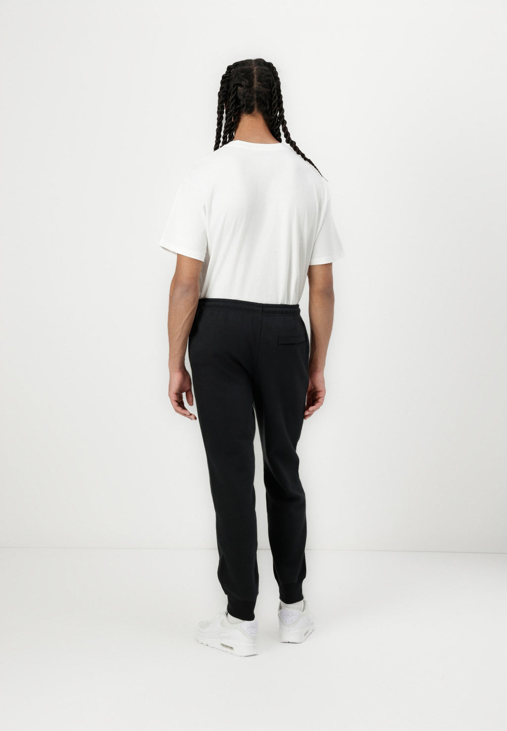 Tracksuit bottoms - black/white