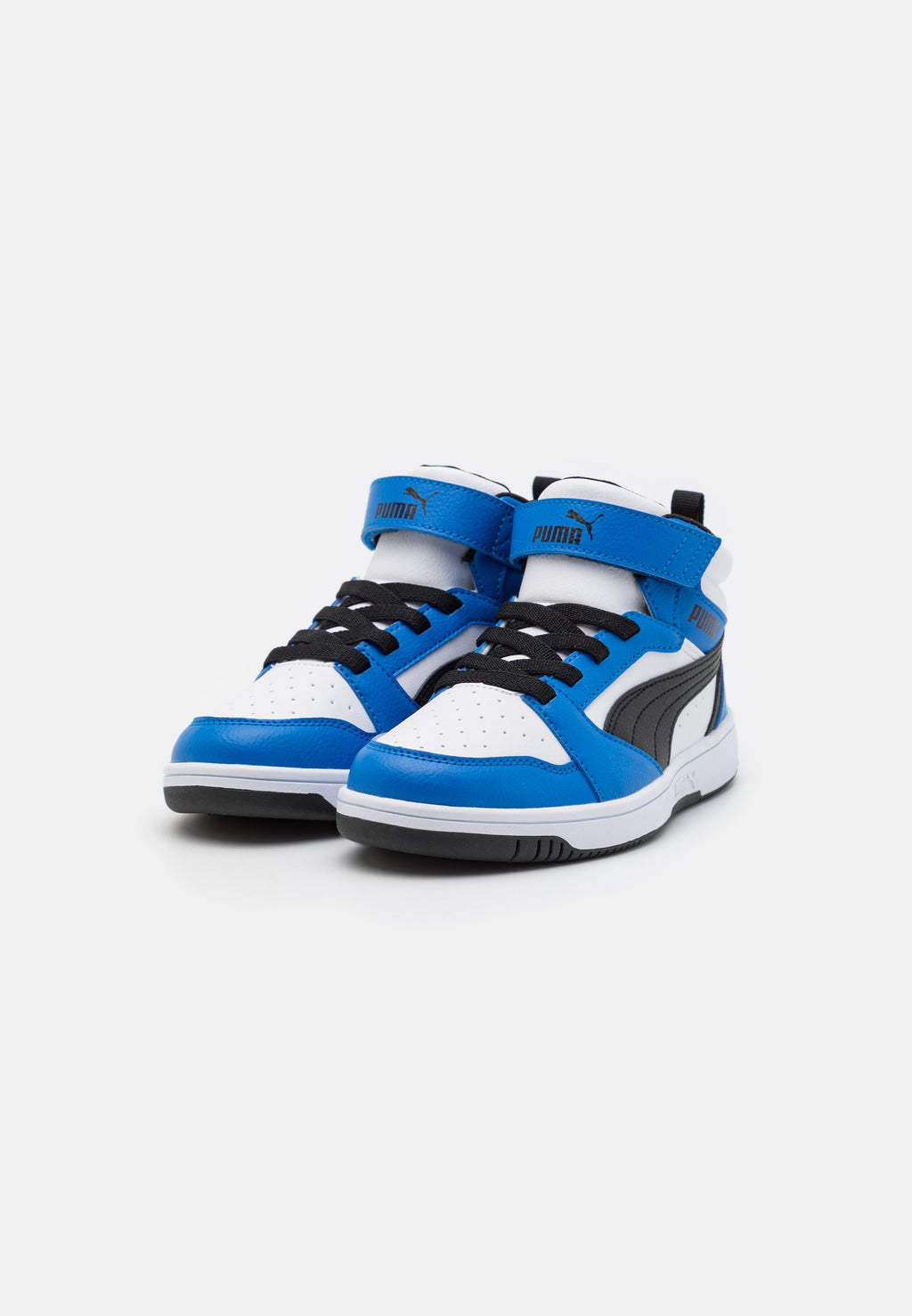 REBOUND V6 MID UNISEX - High-top trainers - white/black/racing blue