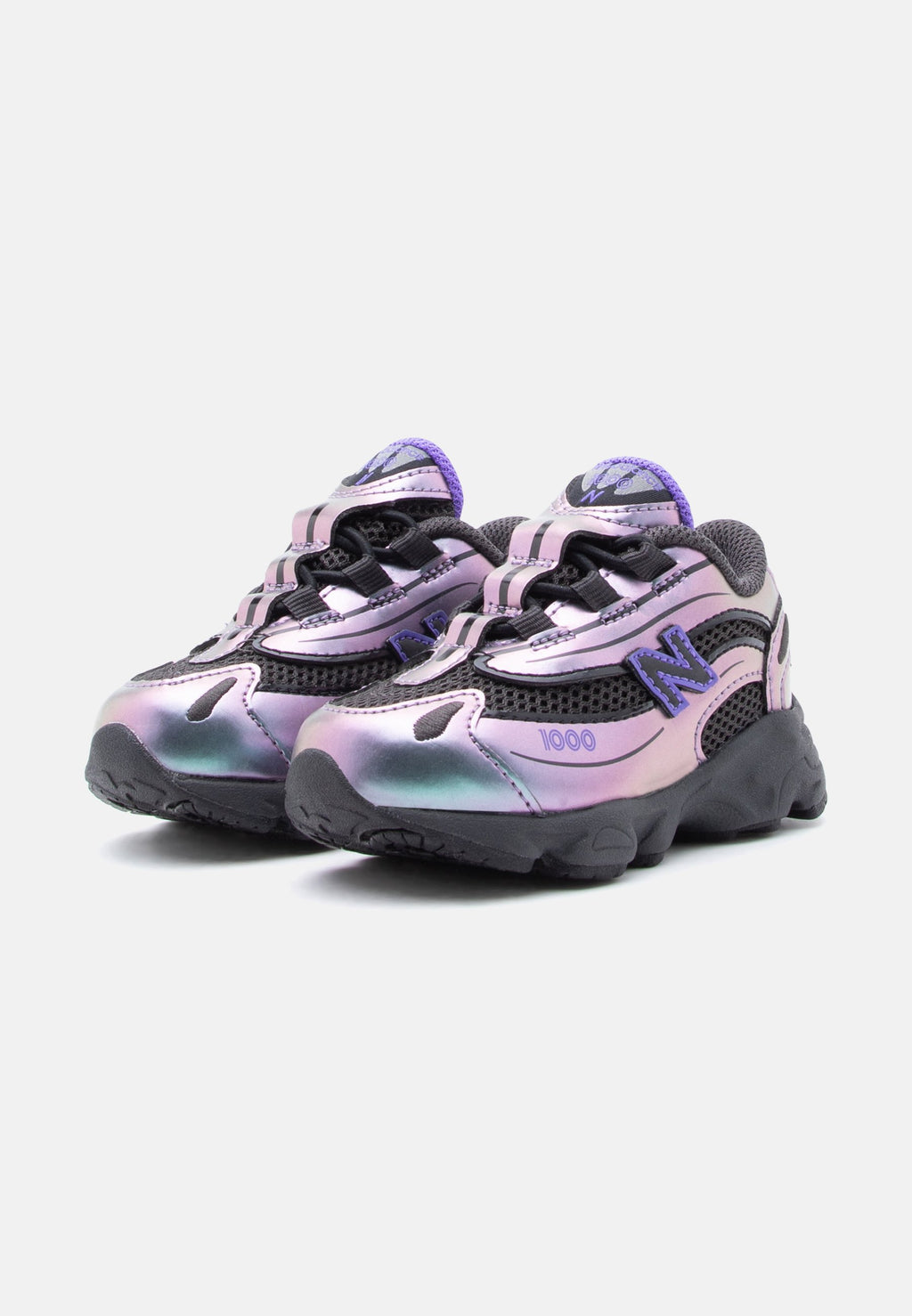 M1000 UNISEX - Baby shoes - black/electric indigo