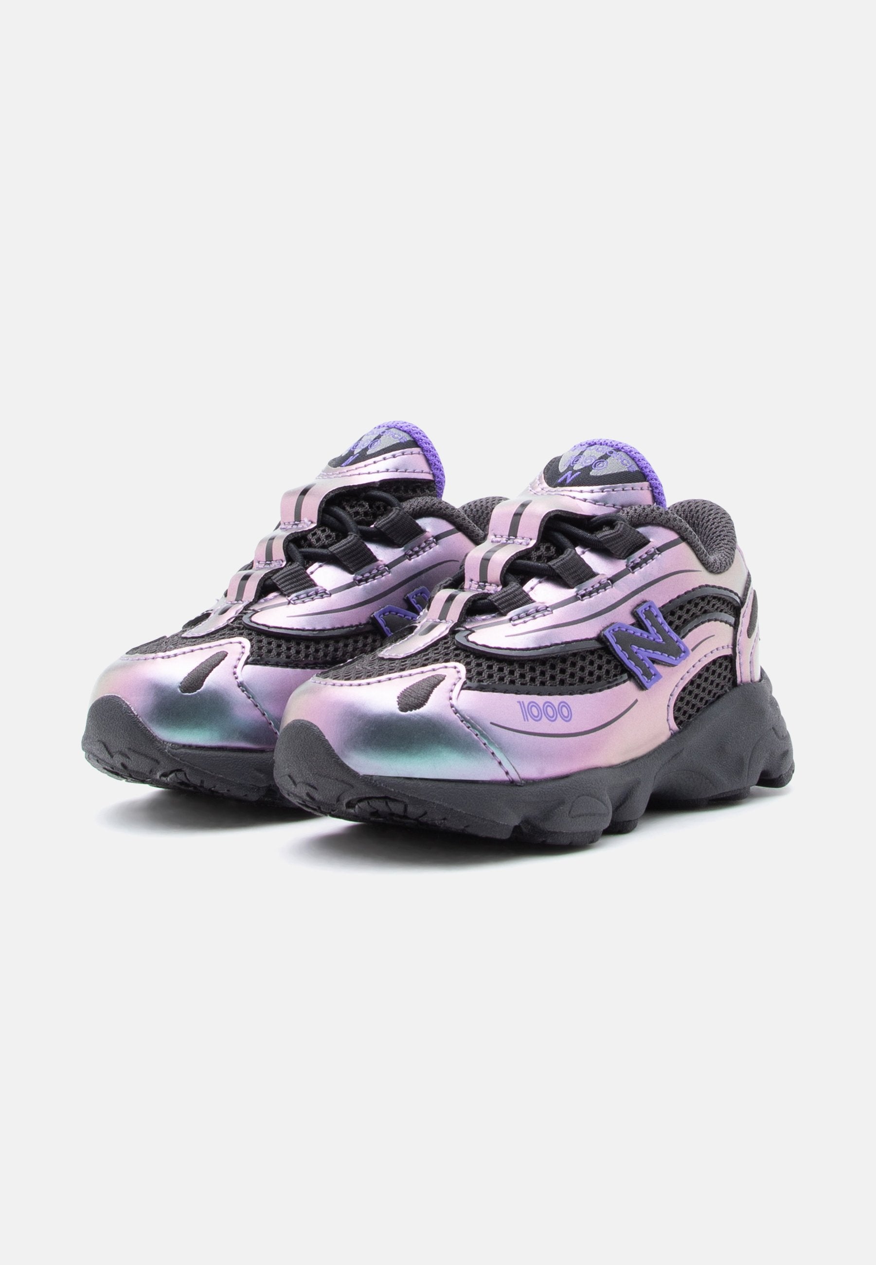 M1000 UNISEX - Baby shoes - black/electric indigo