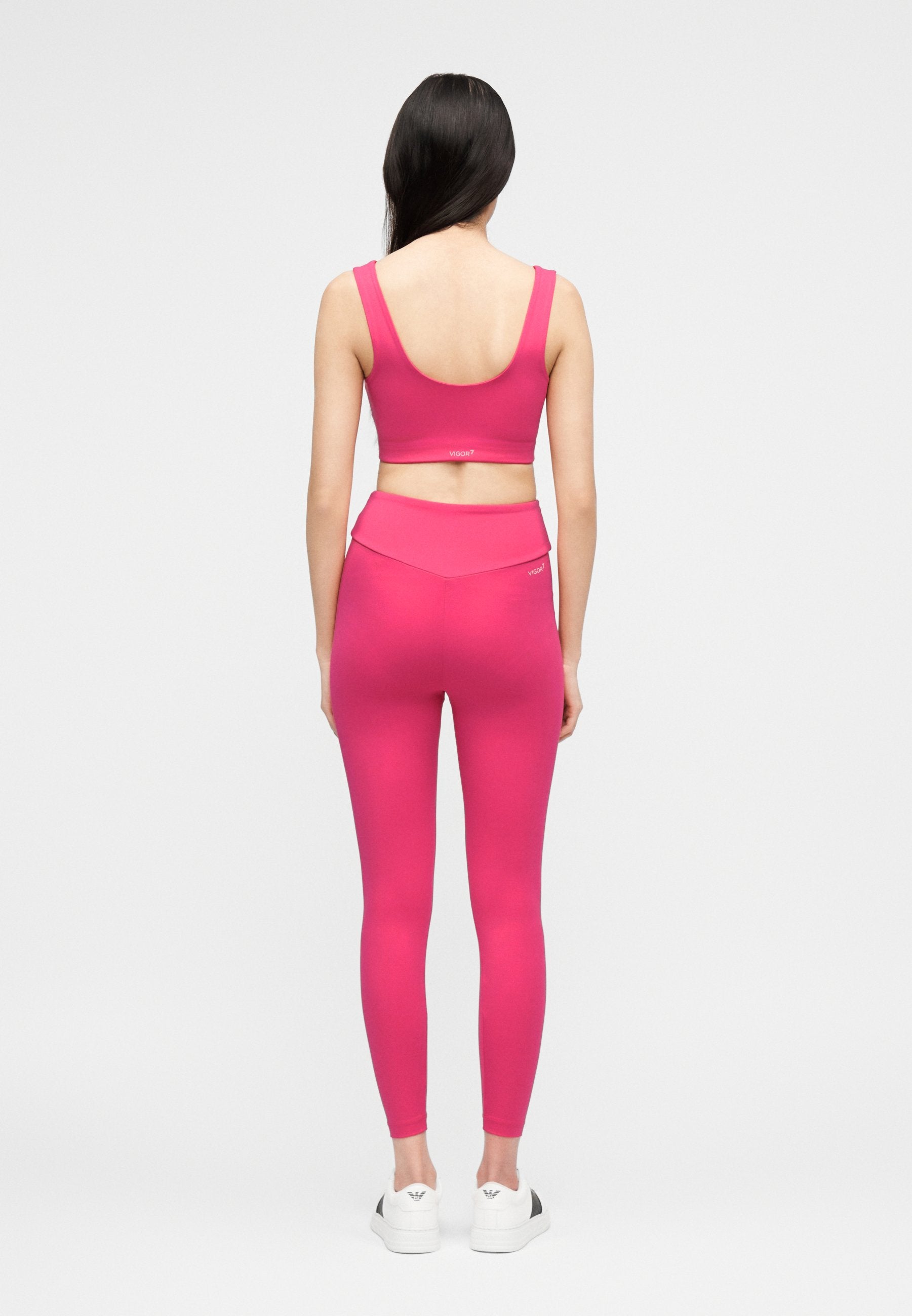 Leggings - Trousers - pink peacock