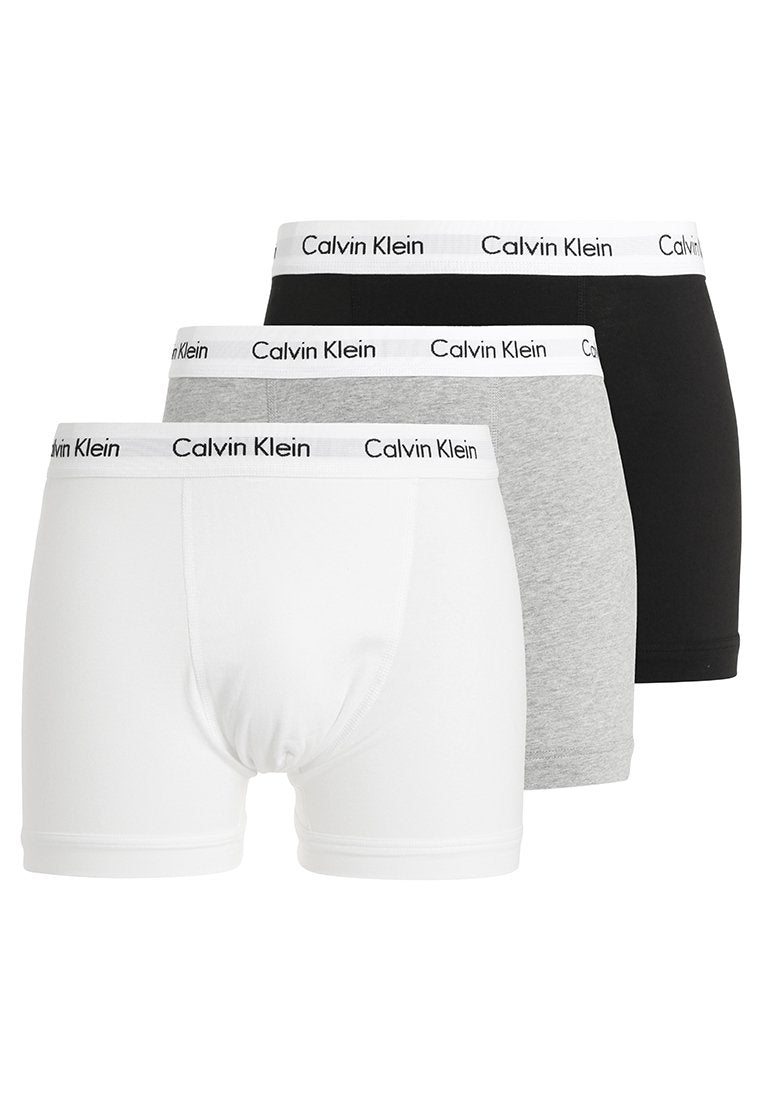 TRUNK 3 PACK COTTON STRETCH - Trunks - black/white/grey