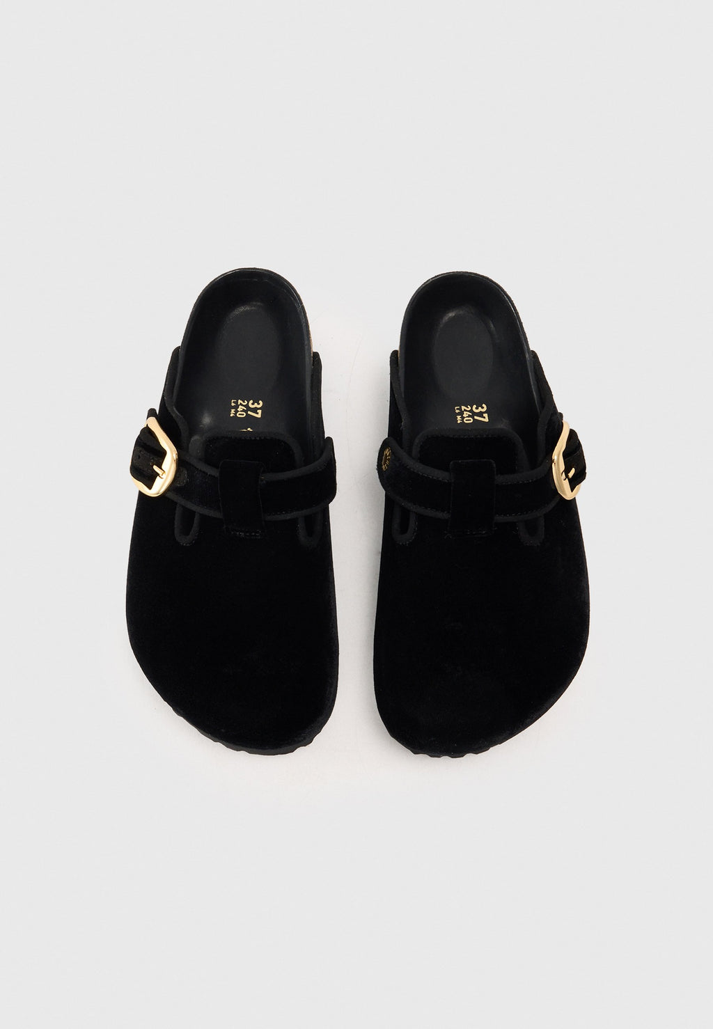 BOSTON BB EXQ TEX VELVET BLACKN - REGULAR - Mules - black