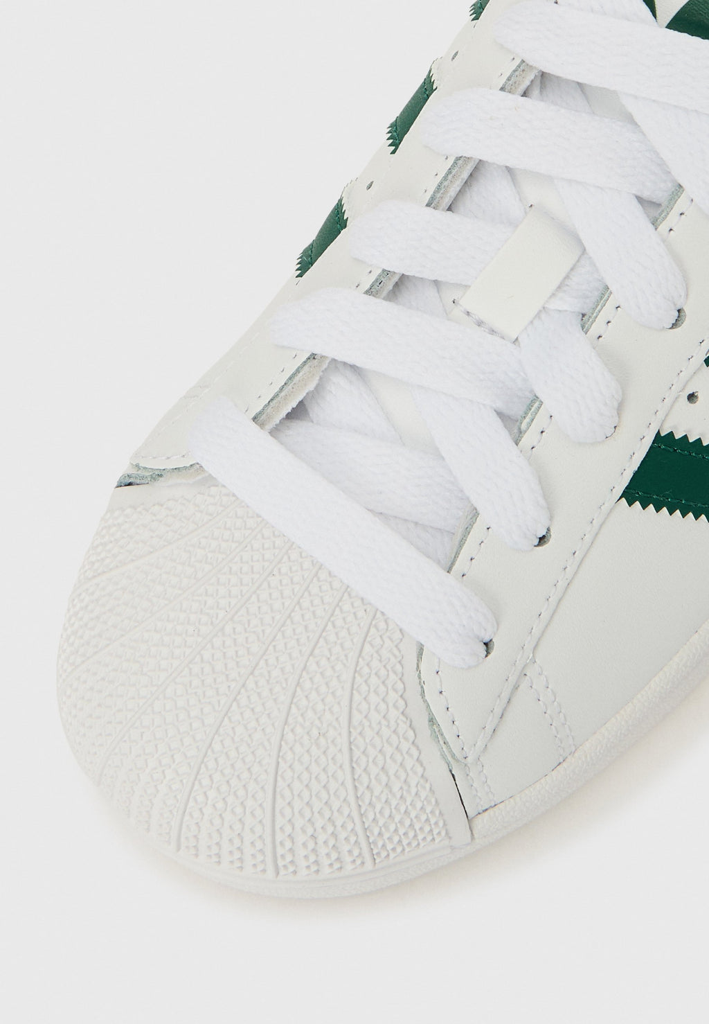 SUPERSTAR II UNISEX - Trainers - white/collegiate green