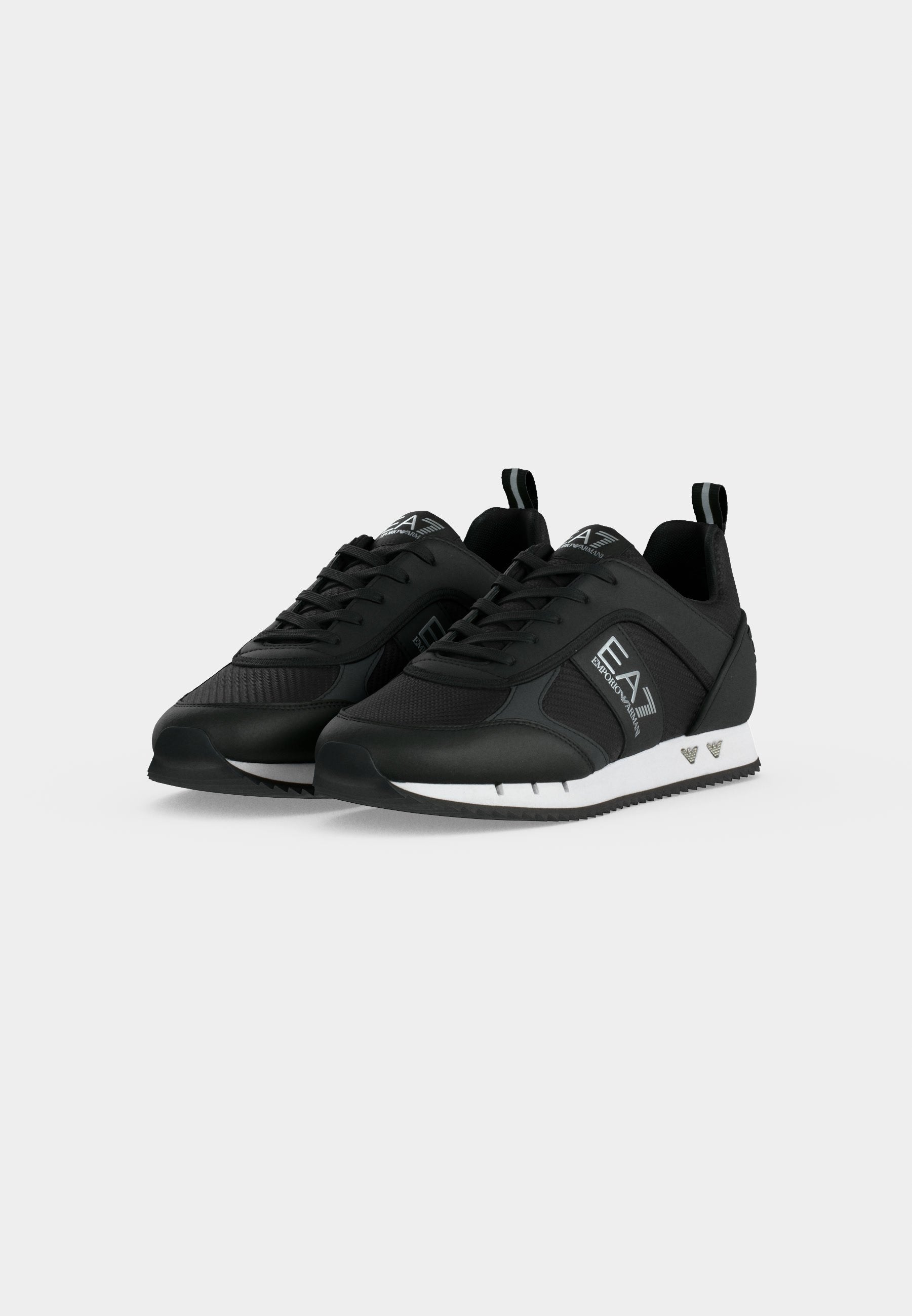 UNISEX - Trainers - black/silver-coloured/white