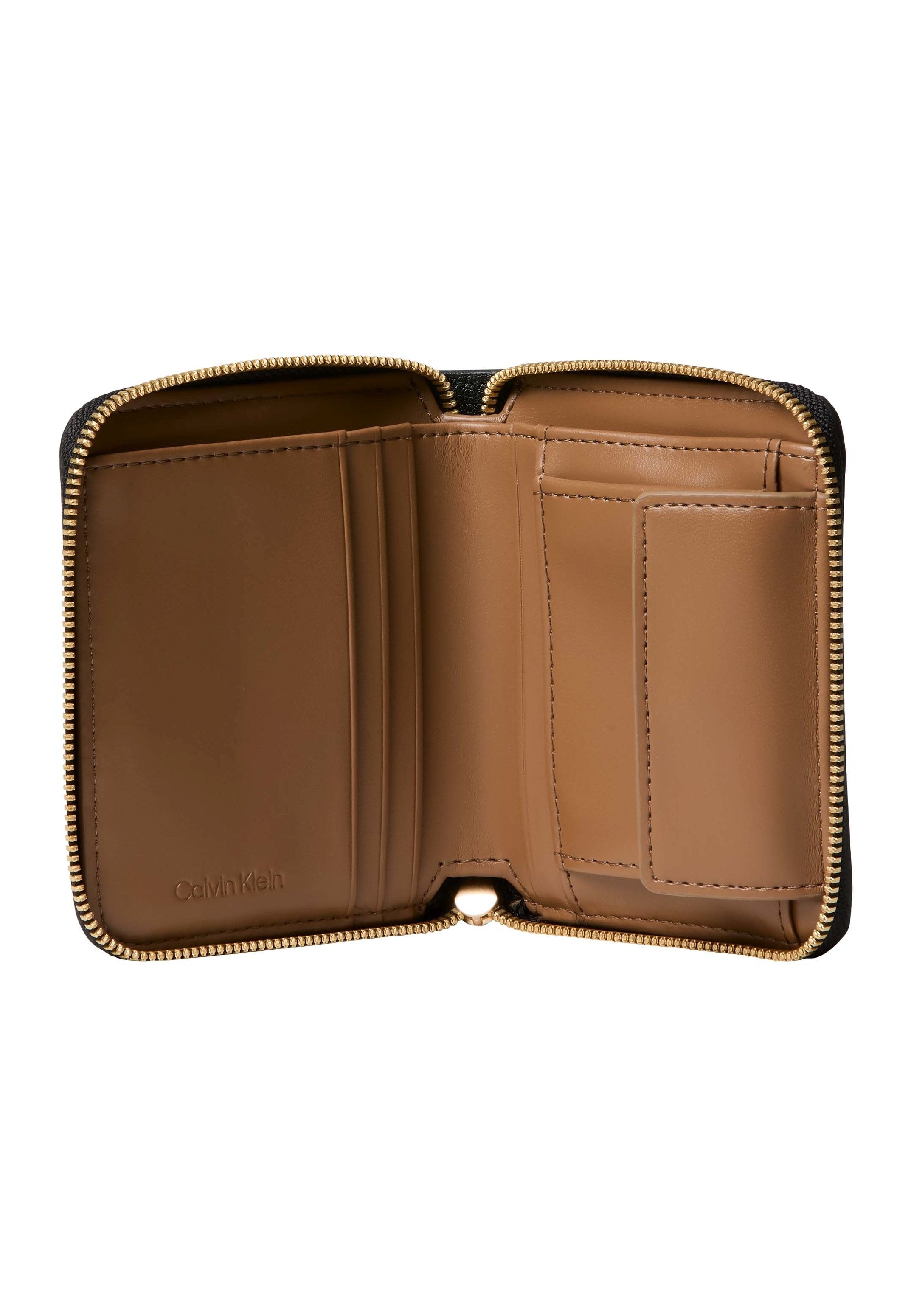 LOGO MEDIUM ZIP AROUND - Wallet - desert taupe