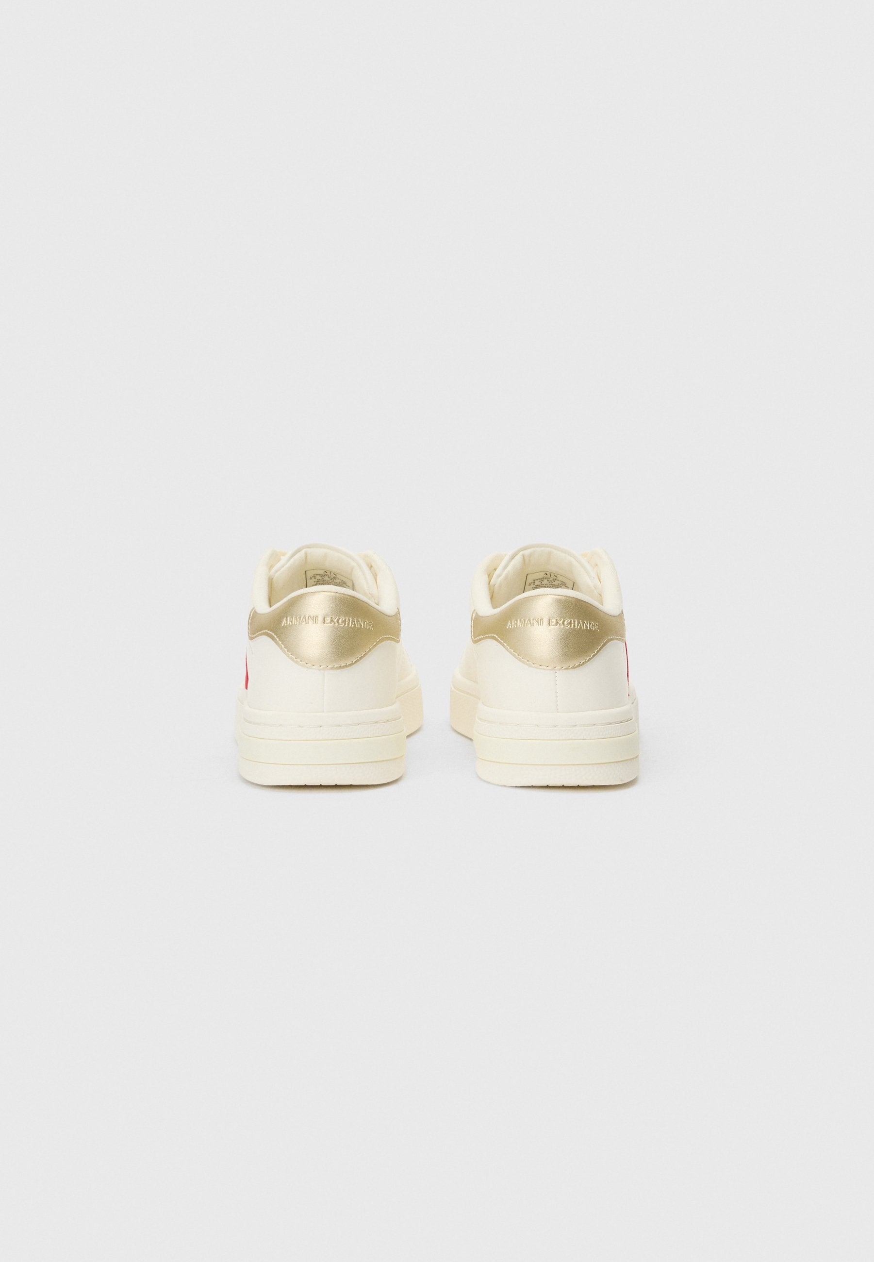 Trainers - off-white+pale gold