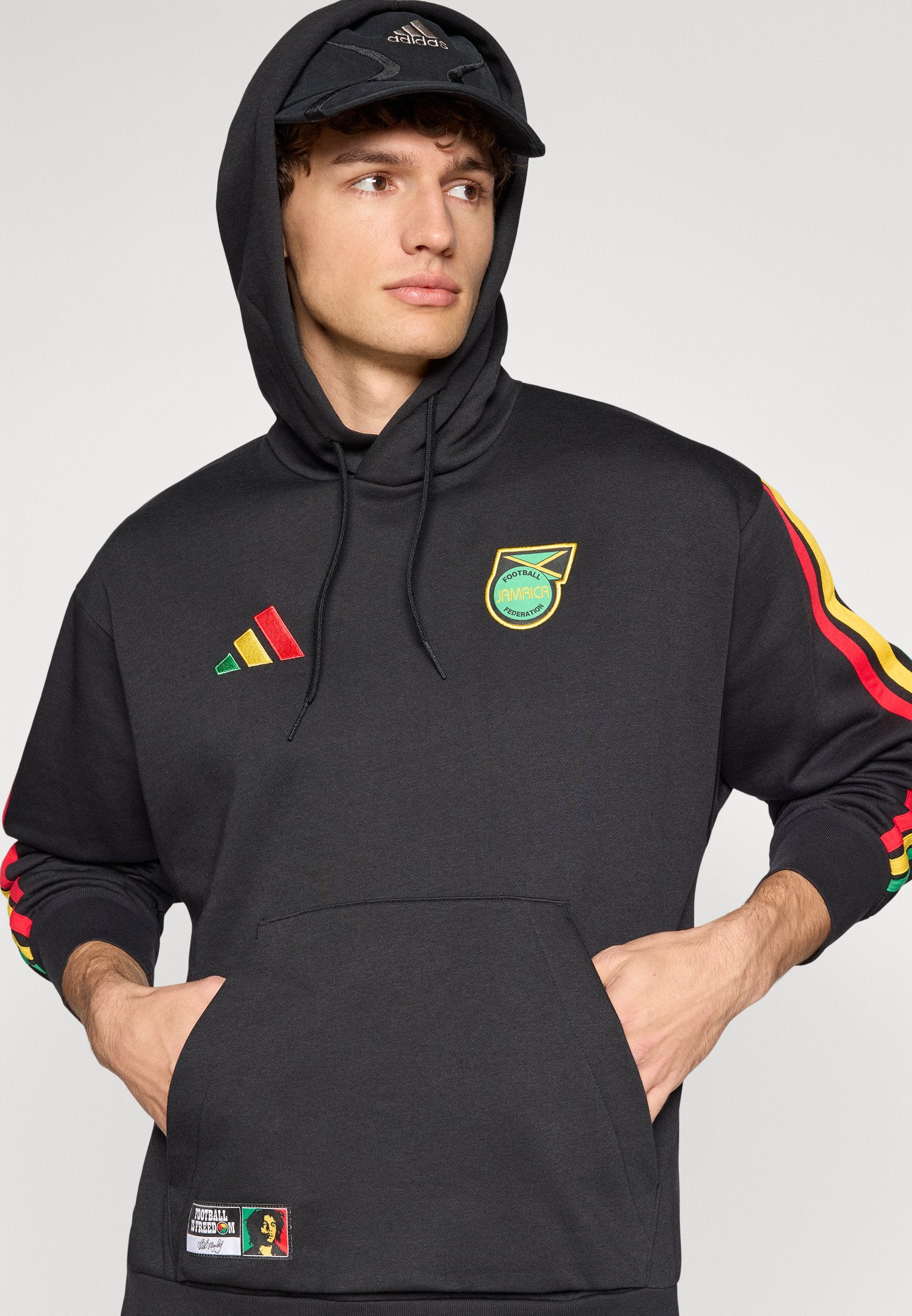 JAMAICA DNA HOODIE - National team wear - black