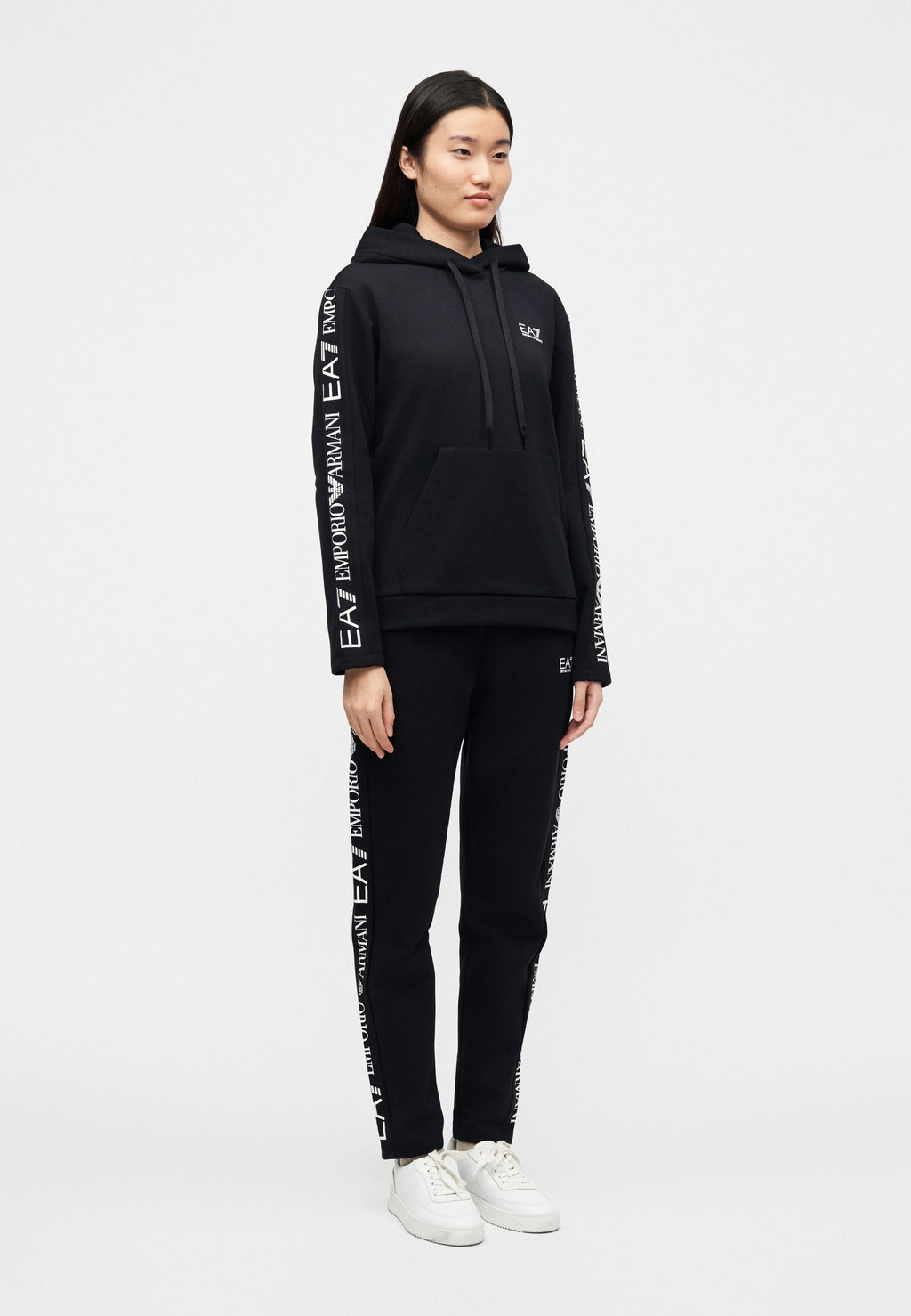 SET - Tracksuit - black/white
