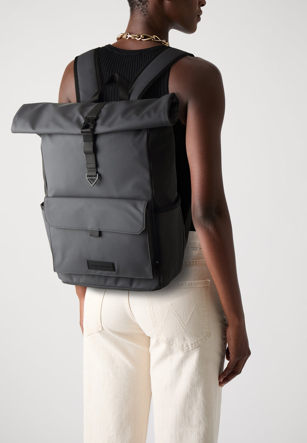 SEASONAL ROLLTOP BACKPACK UNISEX - Rucksack - charcoal gray