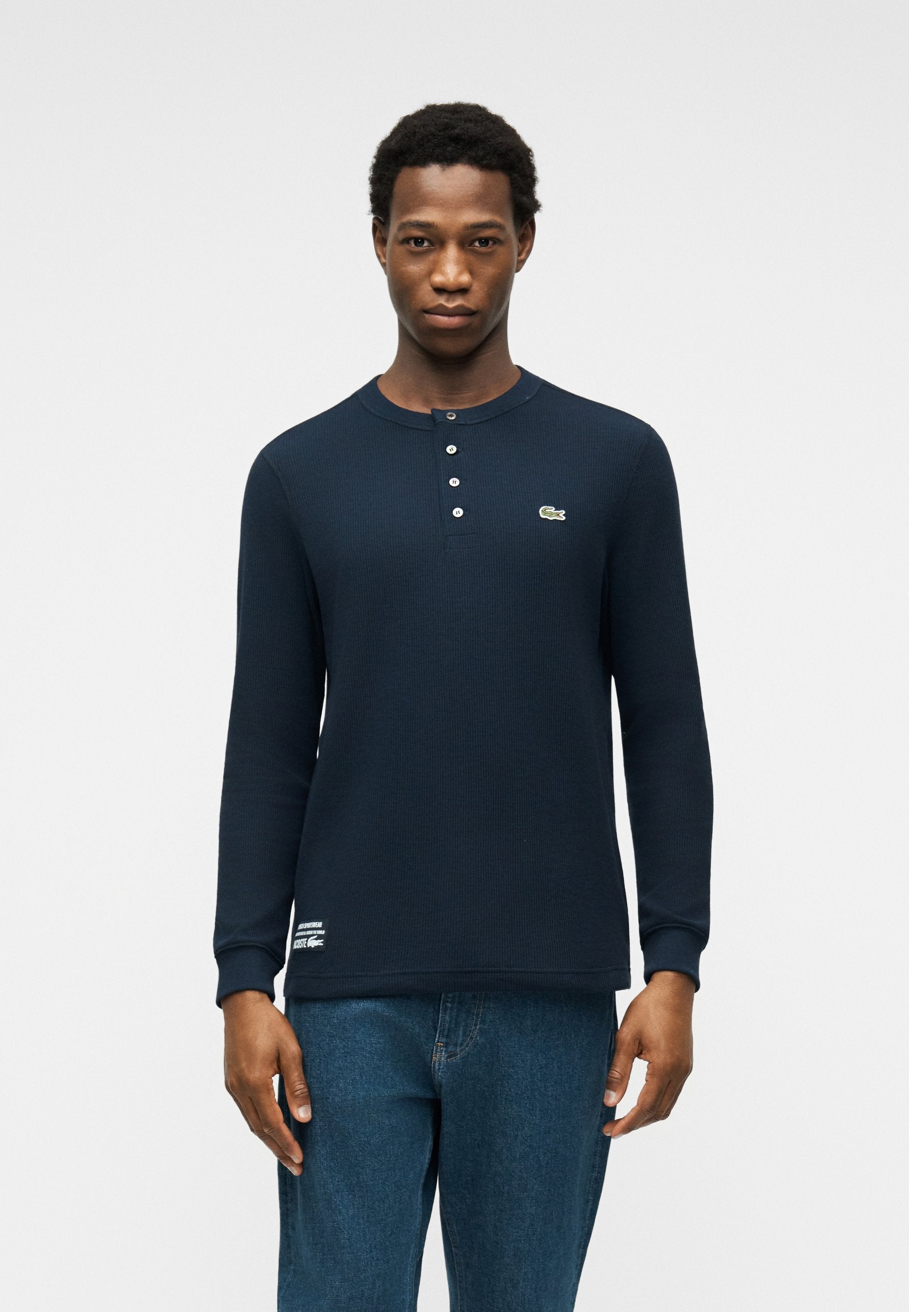 Long sleeved top - navy blue