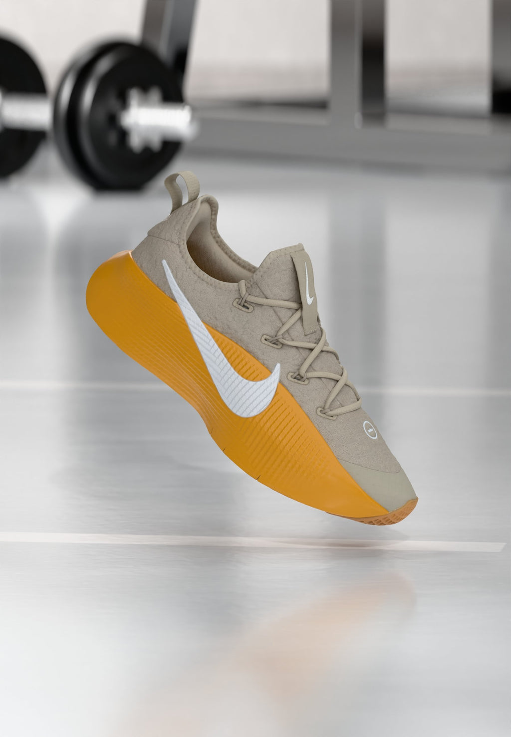 LEBRON TR 1 - Training shoe - cream ii/white/gold-coloured leaf