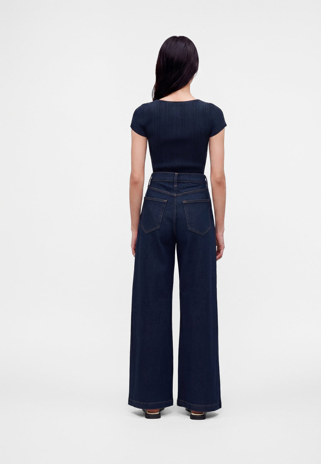 STRIDE TRENTA - Wide Leg - dark indigo