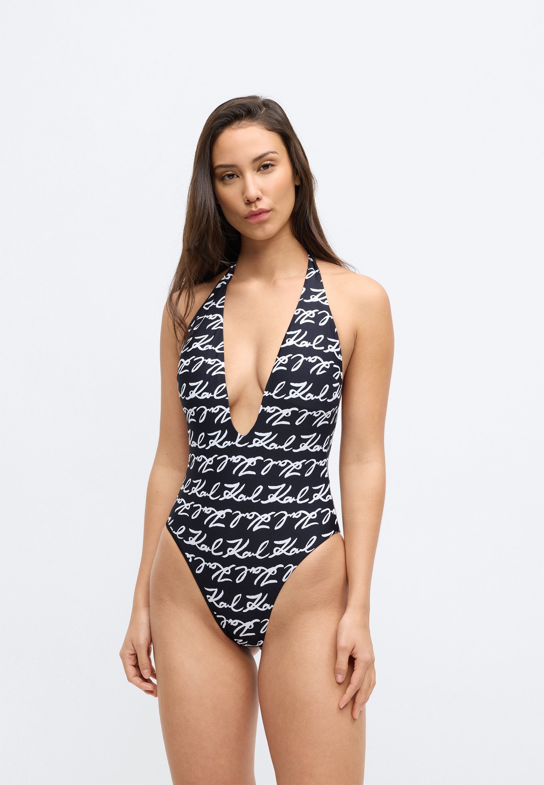 SIGNATURE CHEEKY - Swimsuit - black