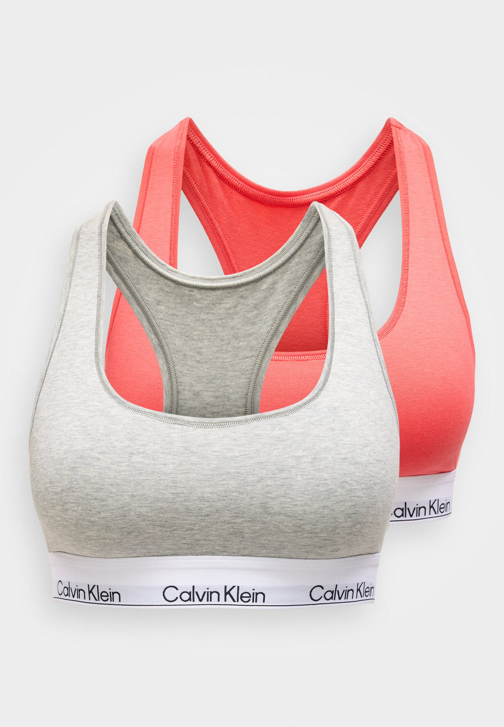 ICON 2 PACK - Sports bra - punch pink/grey heather