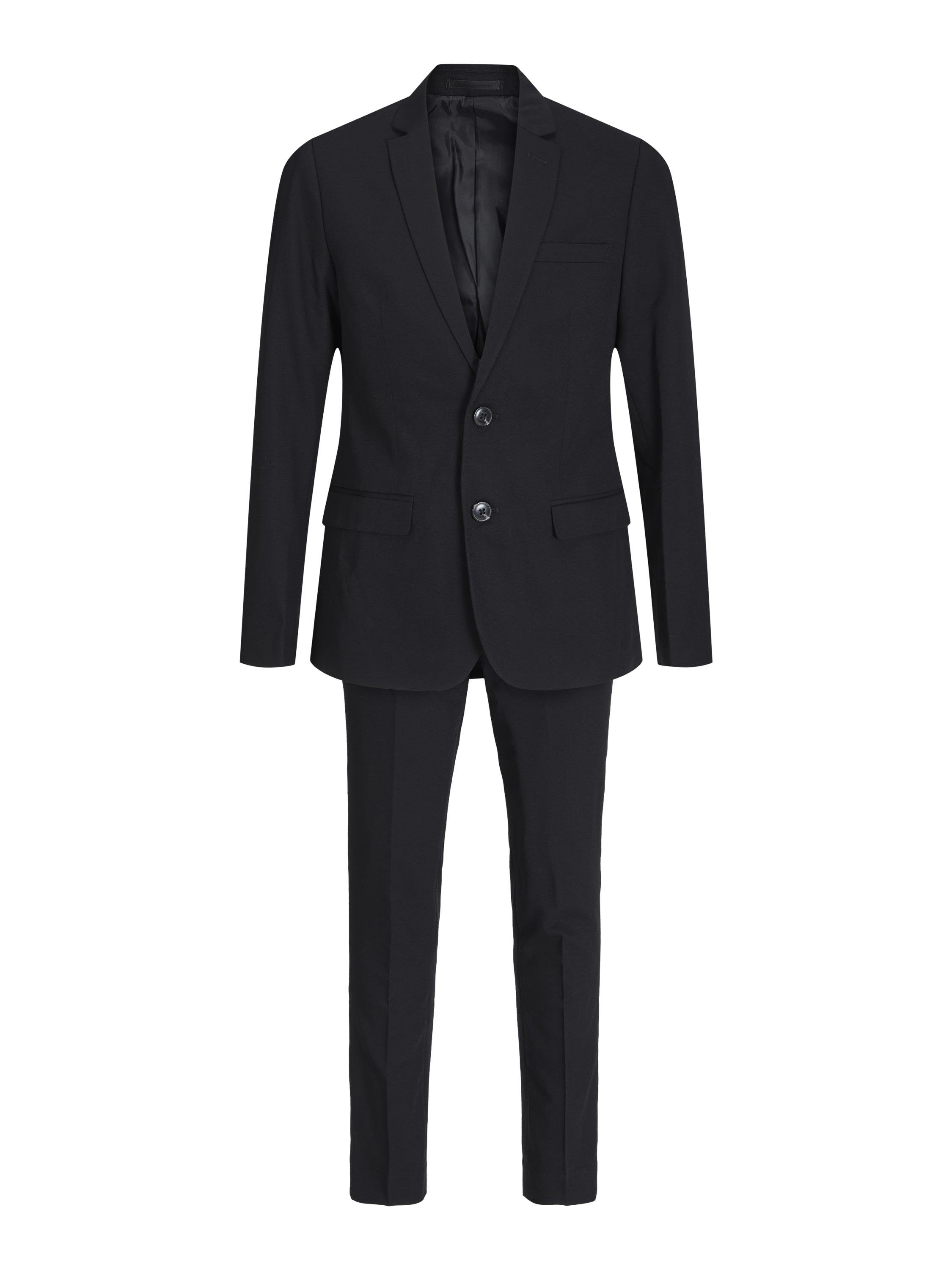 Single breasted and tailored JPRSOLAR Suit Junior - Blazer jacket - black